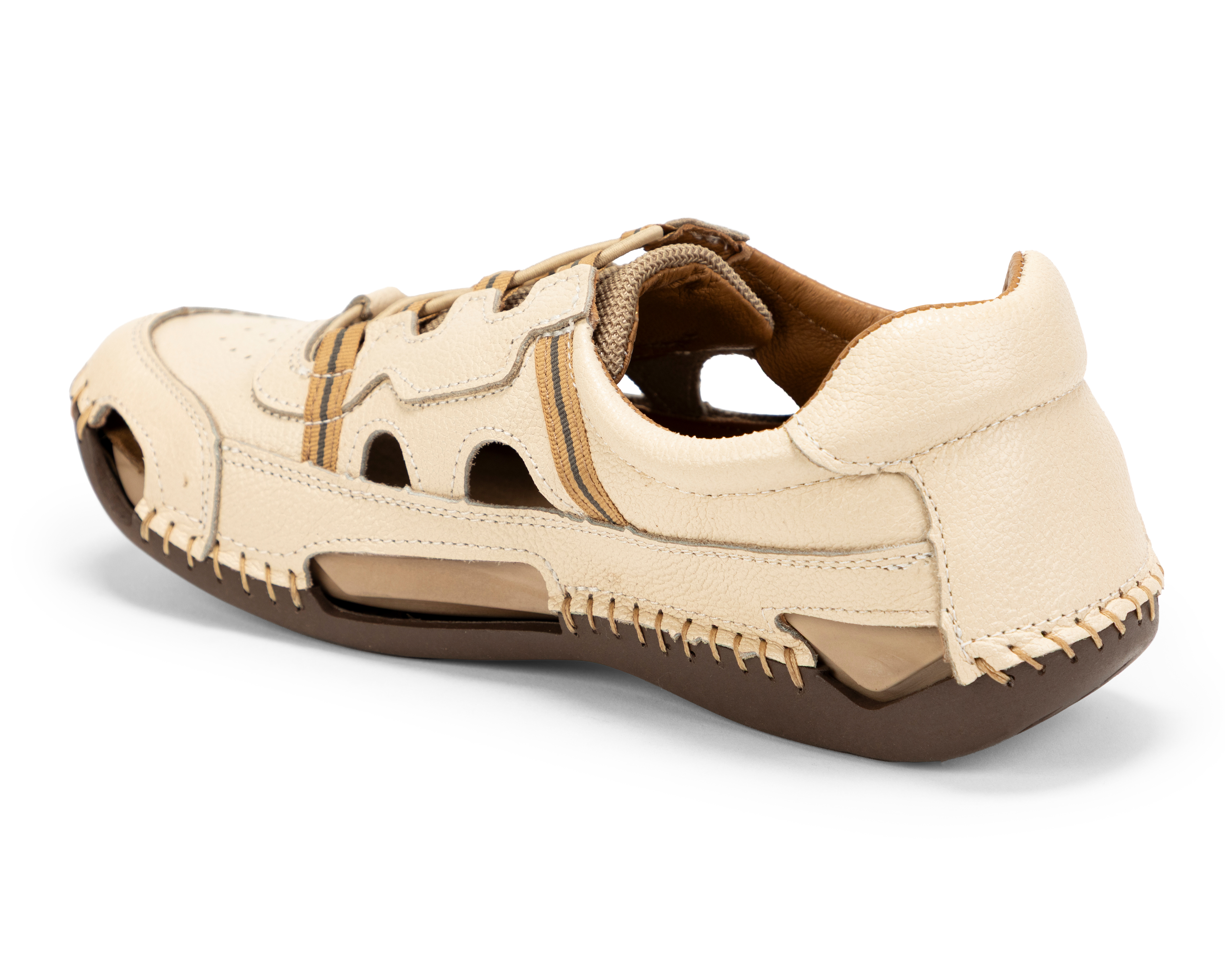 Foto 4 pulgar | Foto 3 | Sandalias Confort Lobo Solo de Piel para Mujer