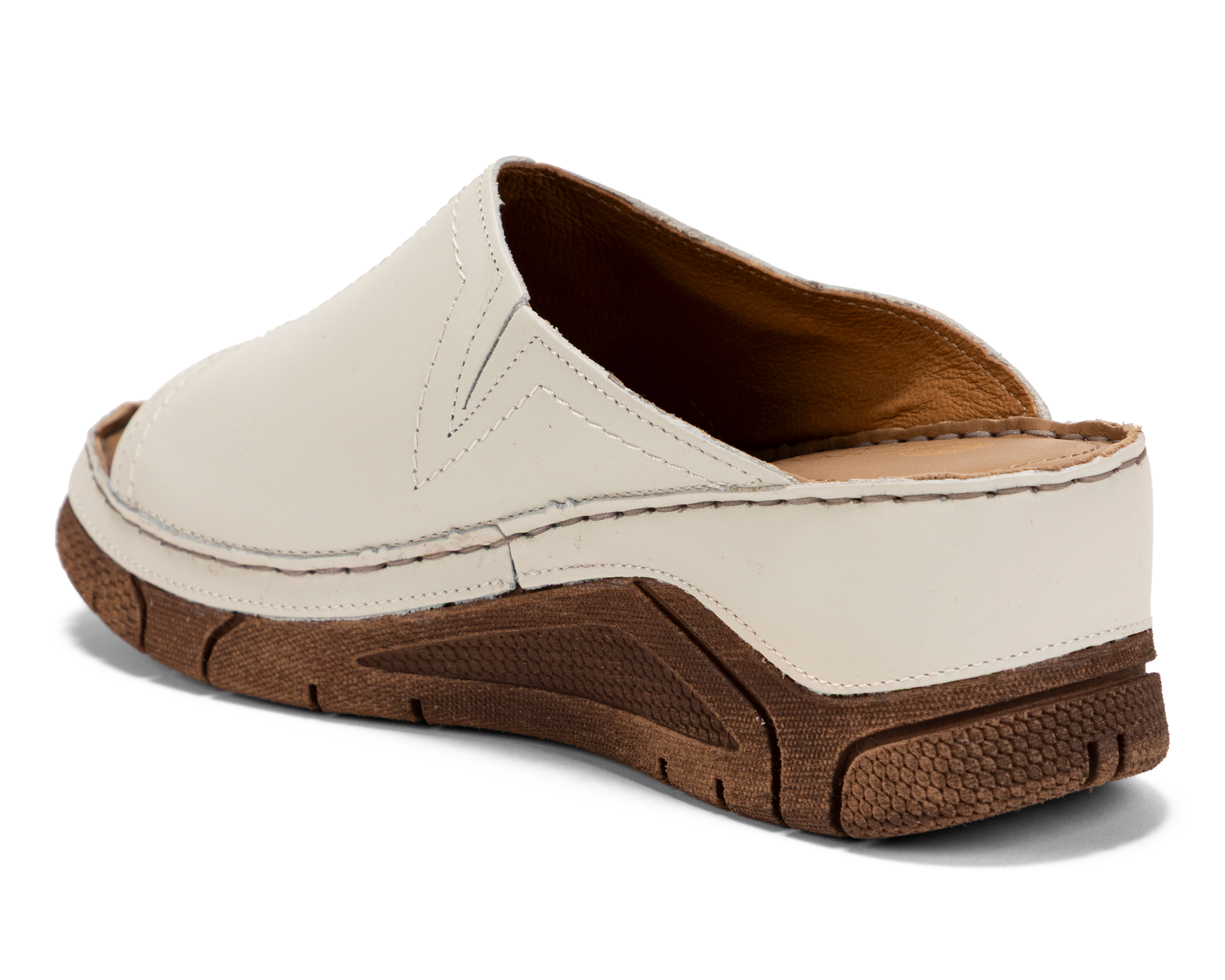 Foto 3 | Foto 3 | Sandalias Confort Lobo Solo de Piel para Mujer