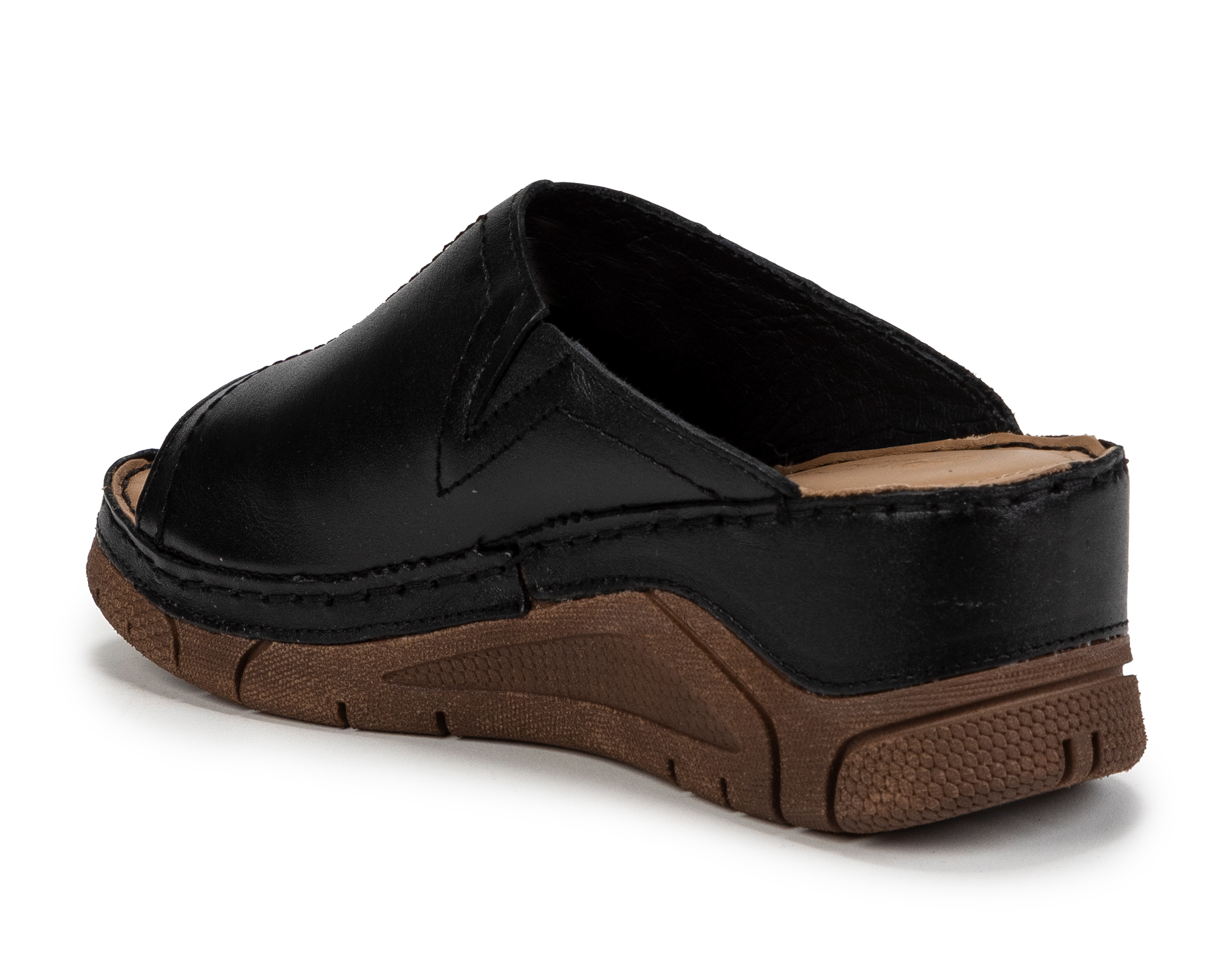 Foto 4 pulgar | Foto 3 | Sandalias Confort Lobo Solo de Piel para Mujer