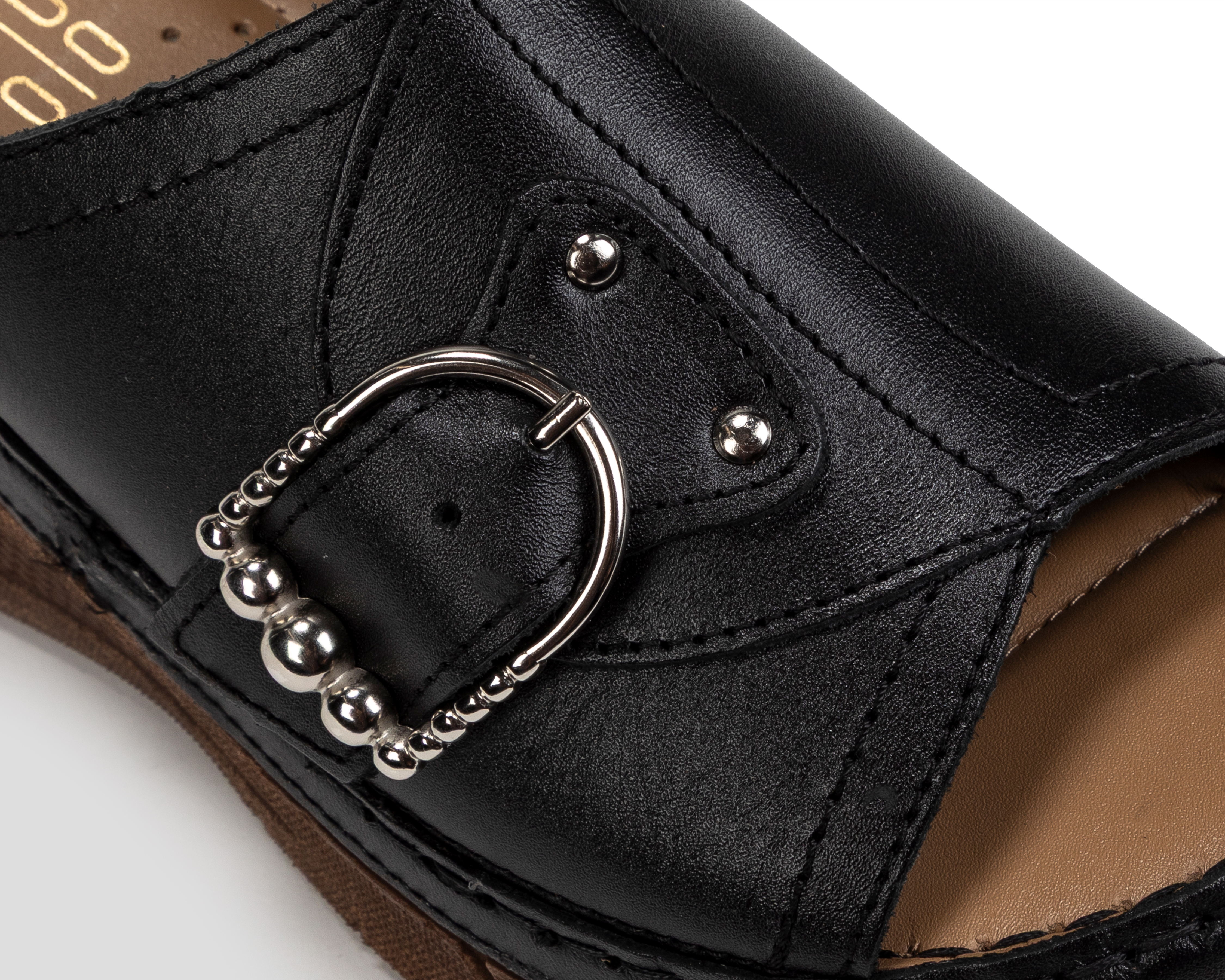 Foto 6 | Foto 6 | Sandalias Confort Lobo Solo de Piel para Mujer