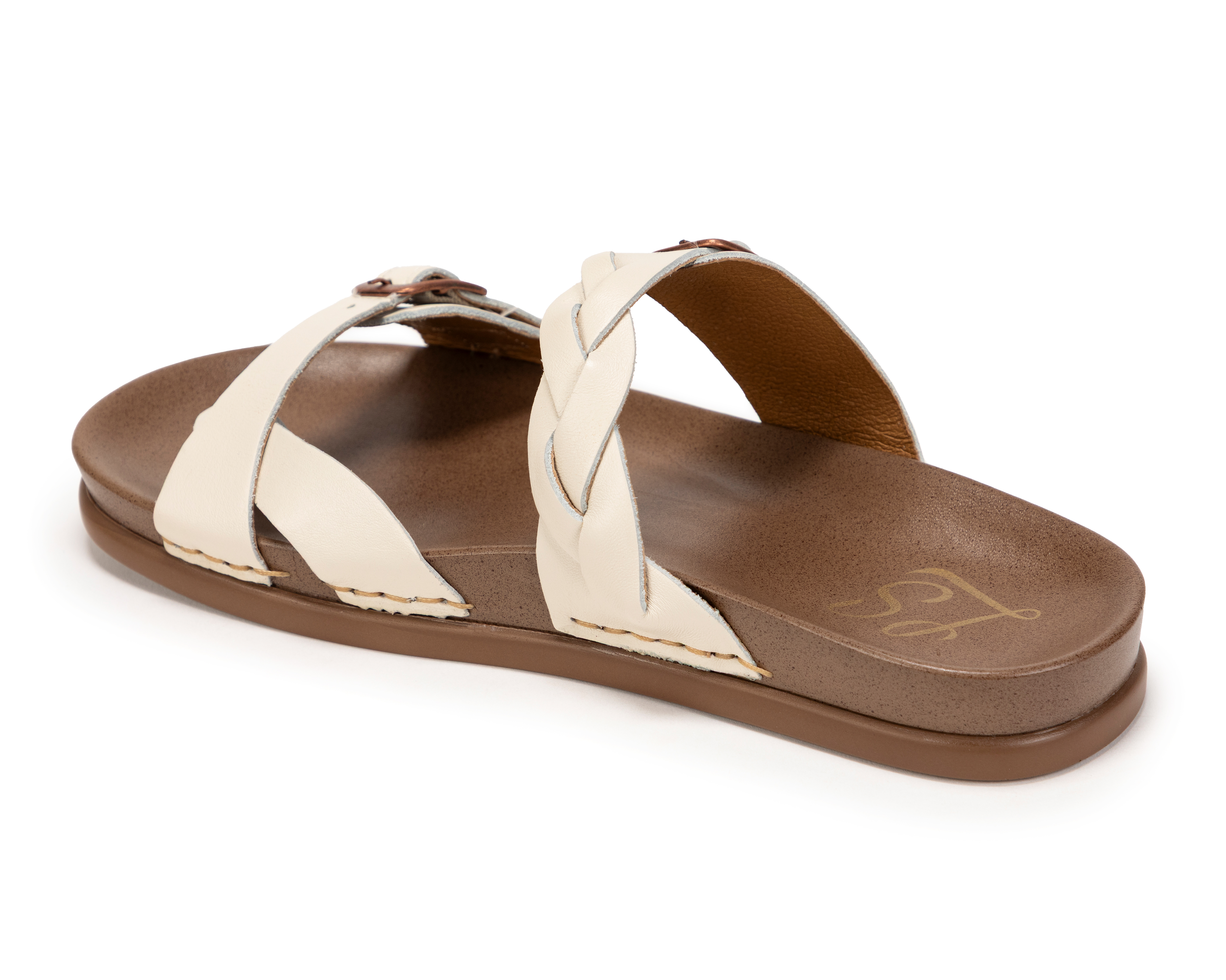 Foto 3 | Foto 3 | Sandalias Confort Lobo Solo de Piel para Mujer