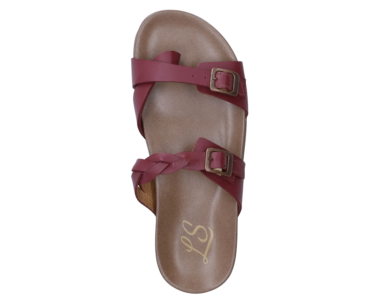 Foto 6 pulgar | Foto 5 | Sandalias Confort Lobo Solo de Piel para Mujer