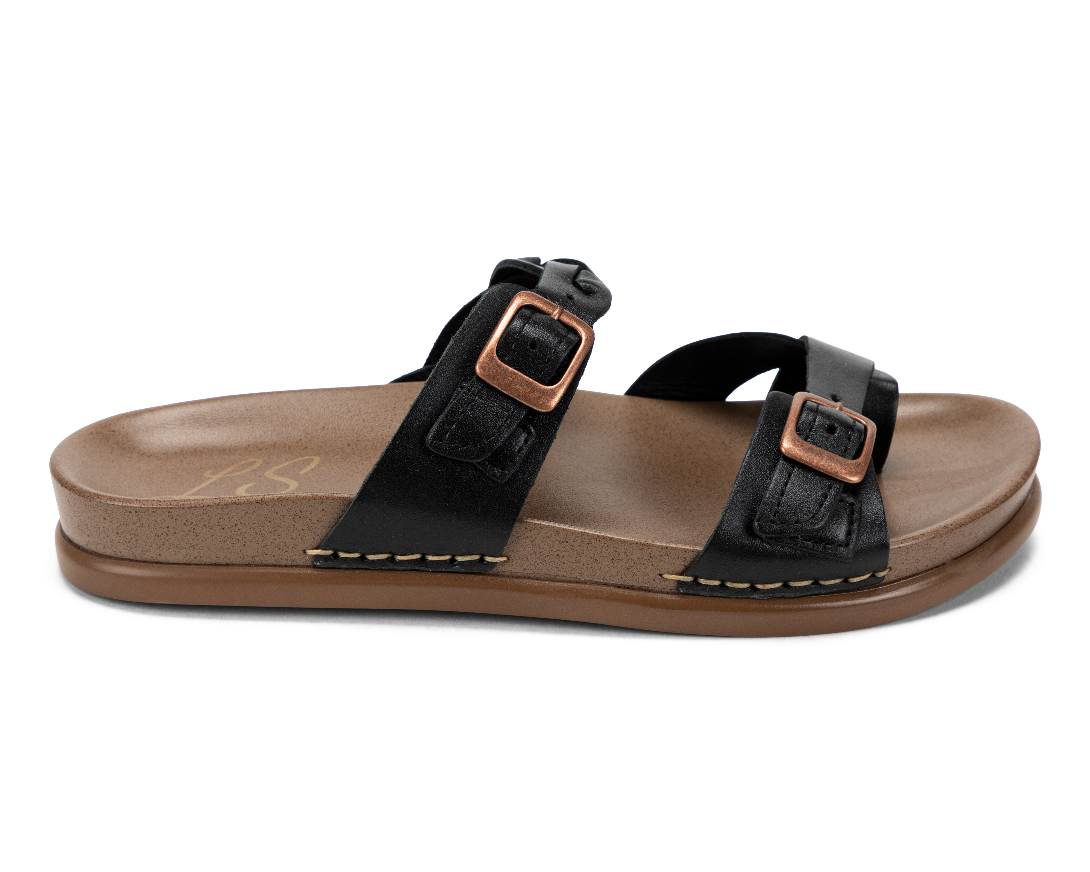 Foto 2 | Foto 2 | Sandalias Confort Lobo Solo de Piel para Mujer