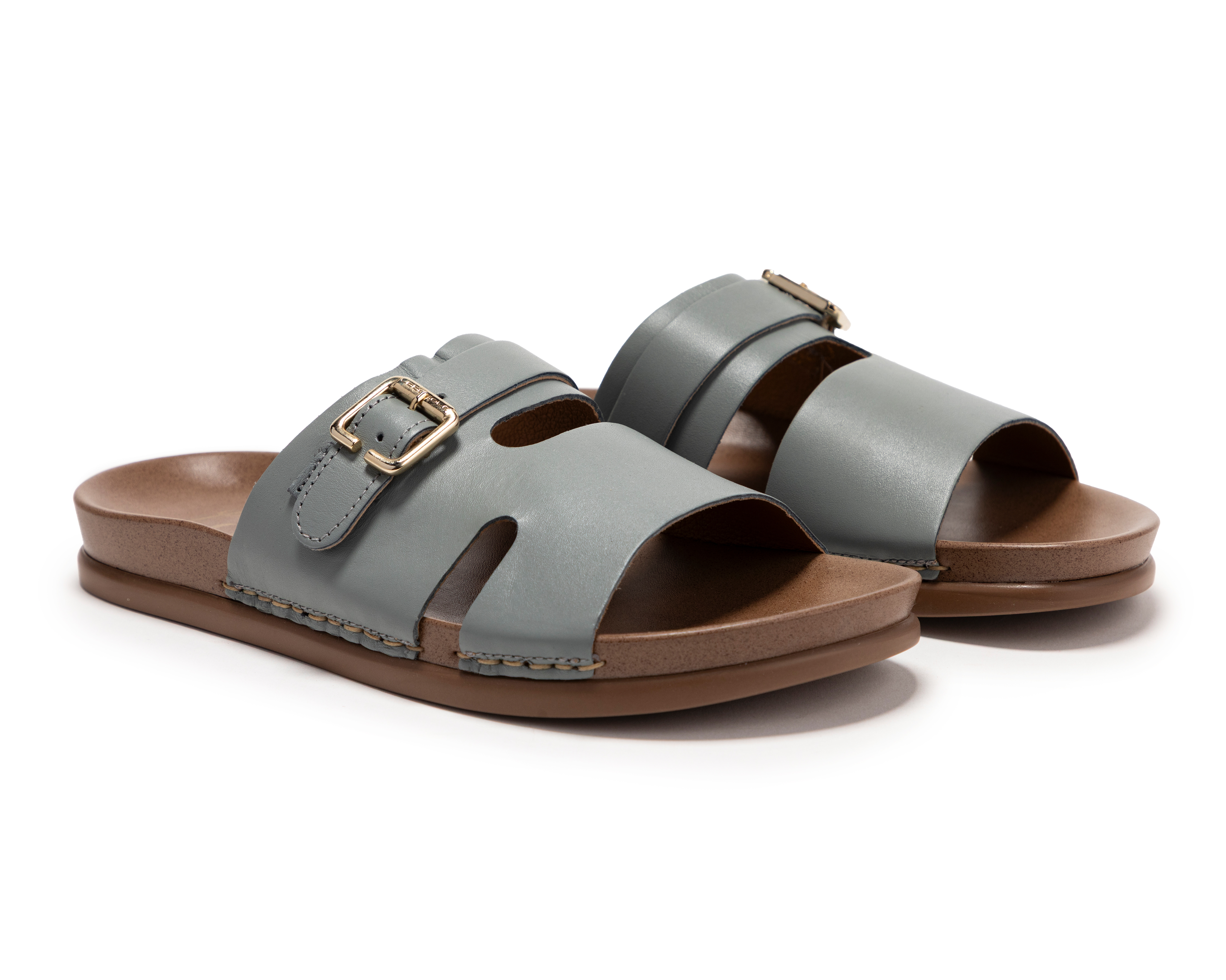 Foto 1 | Foto 1 | Sandalias Confort Lobo Solo de Piel para Mujer