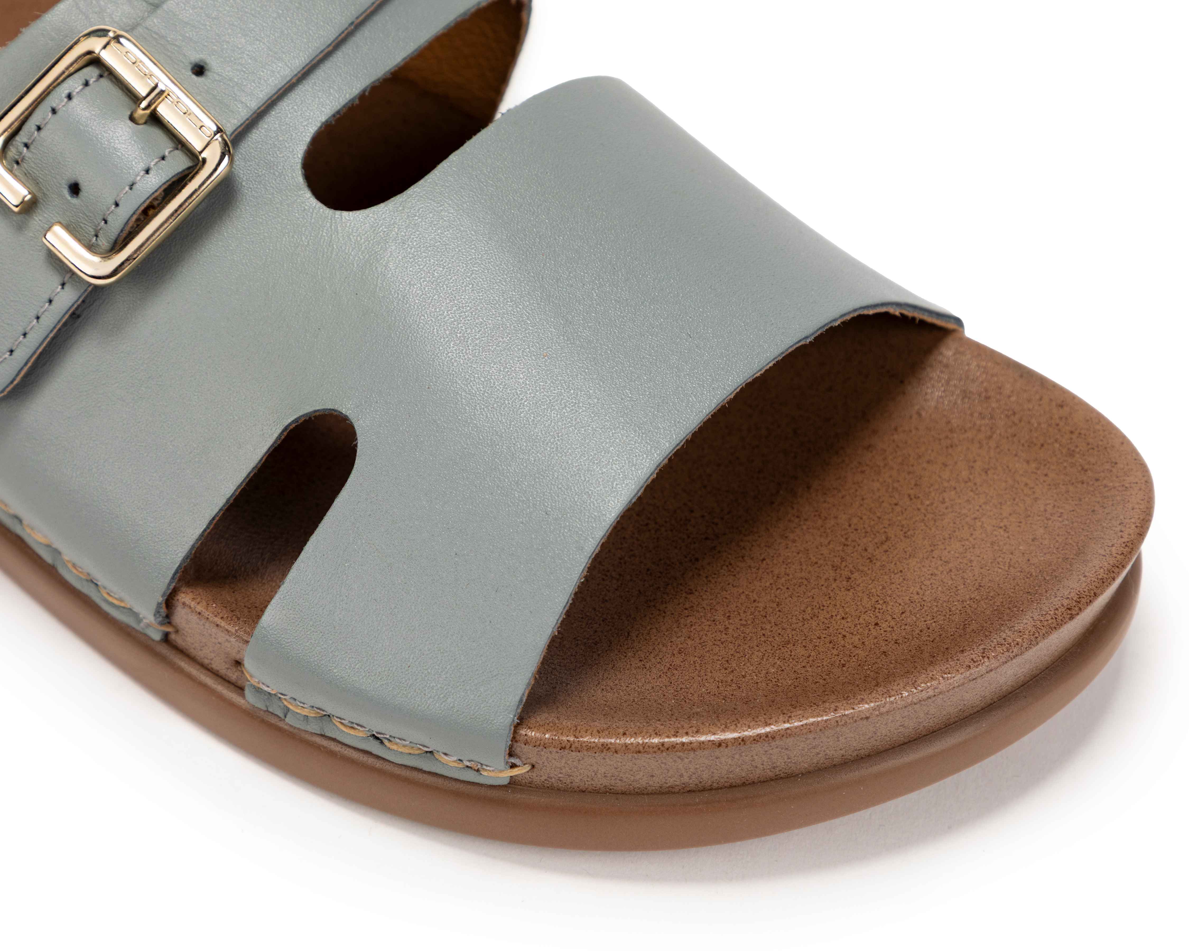 Foto 6 | Foto 6 | Sandalias Confort Lobo Solo de Piel para Mujer