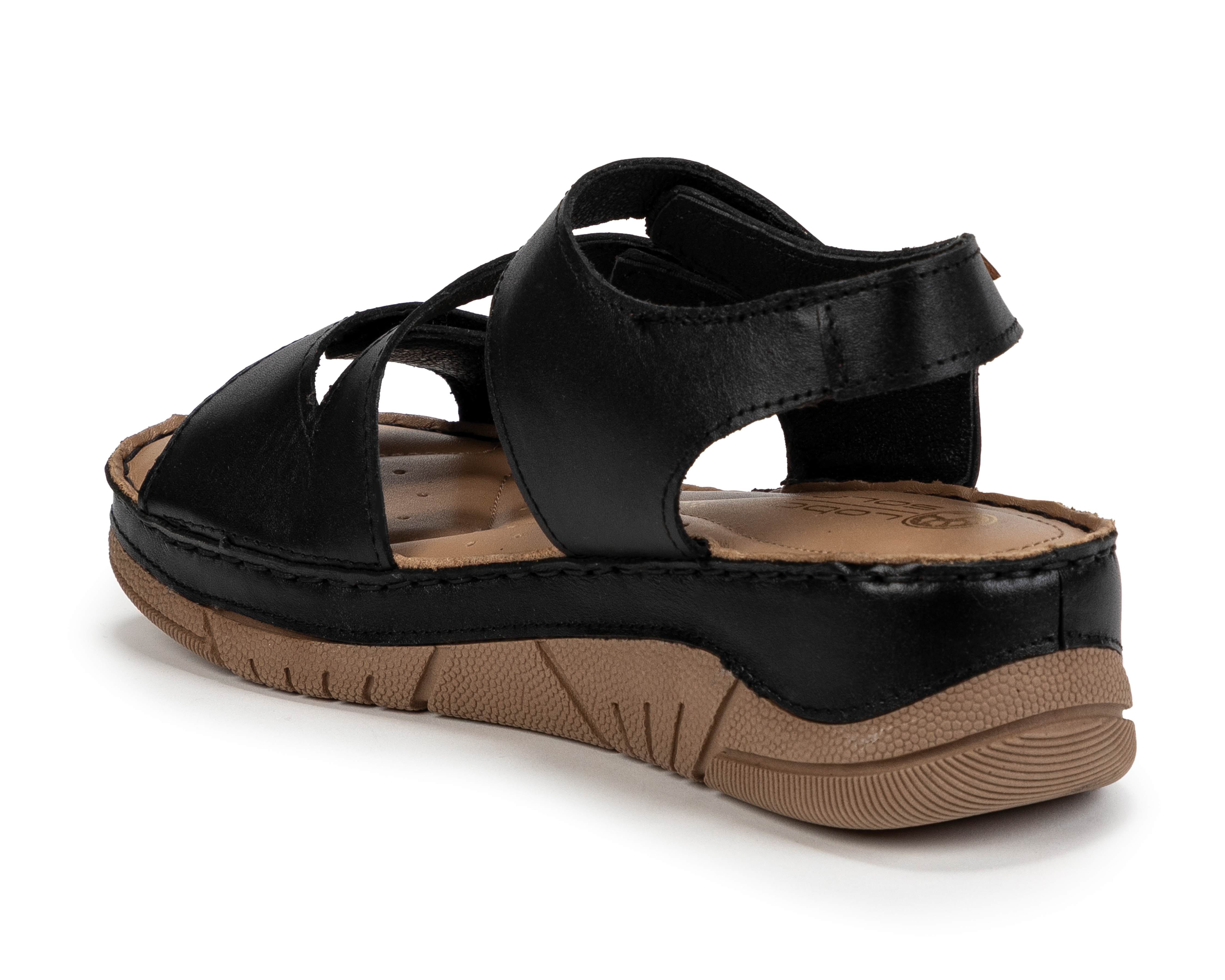 Foto 3 | Foto 3 | Sandalias Confort Lobo Solo de Piel para Mujer