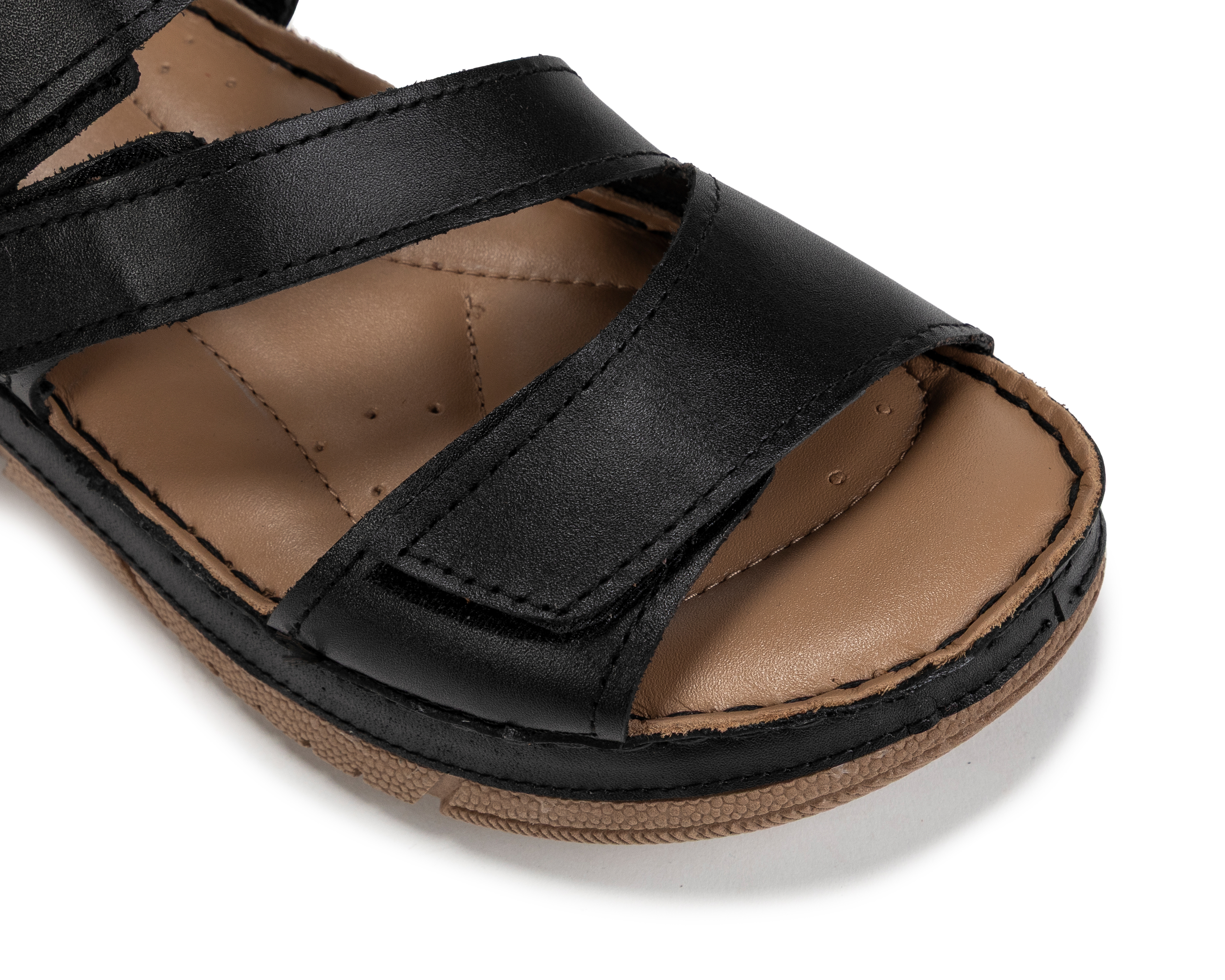 Foto 6 | Foto 6 | Sandalias Confort Lobo Solo de Piel para Mujer