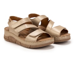 Sandalias Confort Lobo Solo de Piel para Mujer