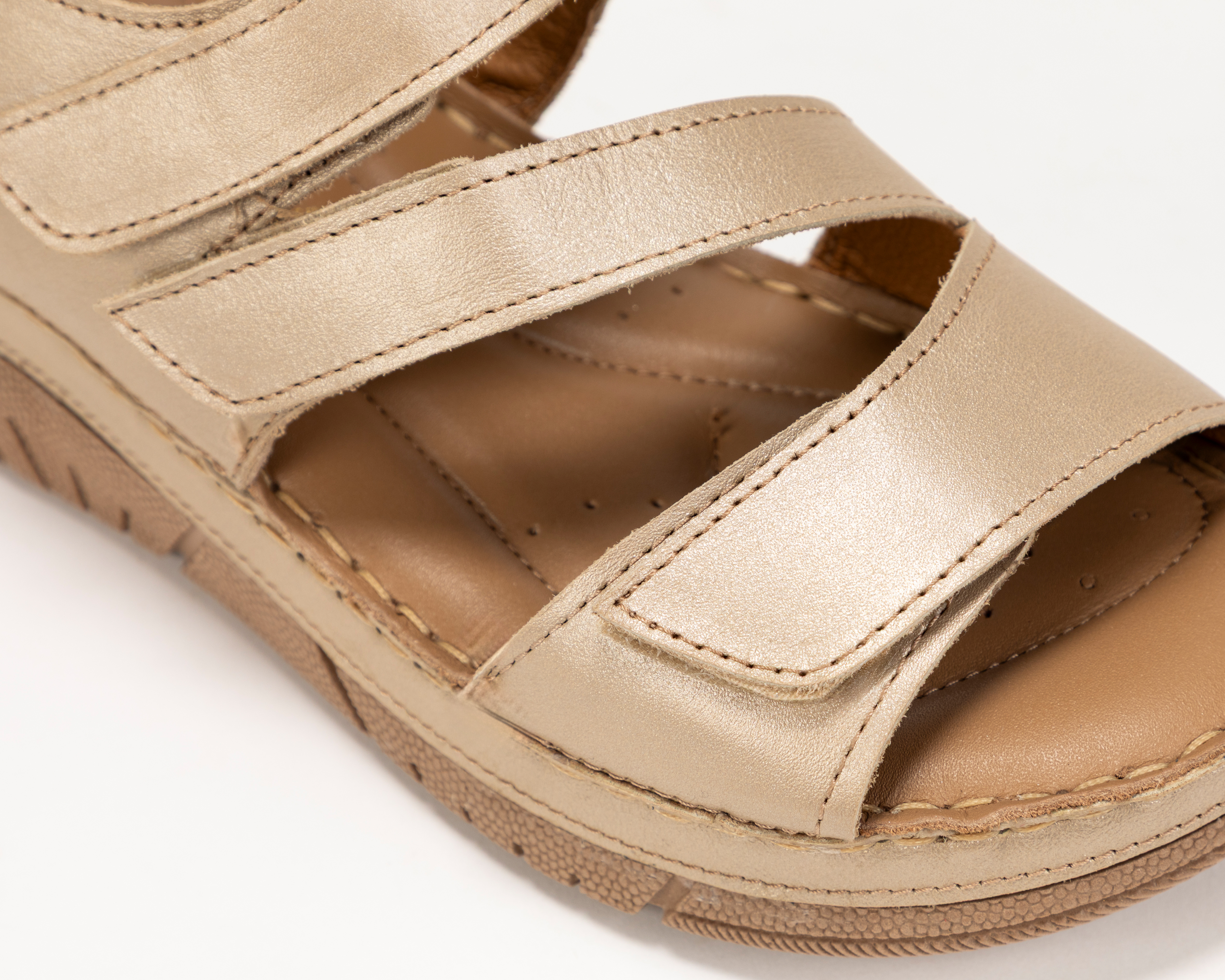 Foto 7 pulgar | Foto 6 | Sandalias Confort Lobo Solo de Piel para Mujer