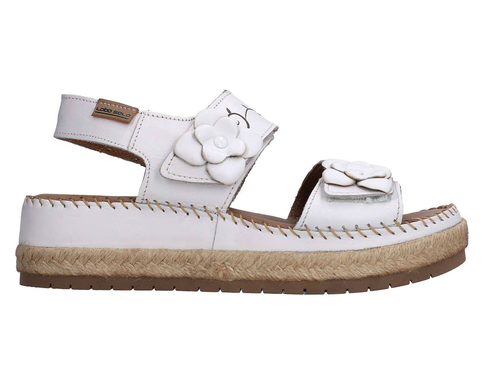 Foto 3 pulgar | Foto 2 | Sandalias Confort Lobo Solo de Piel para Mujer