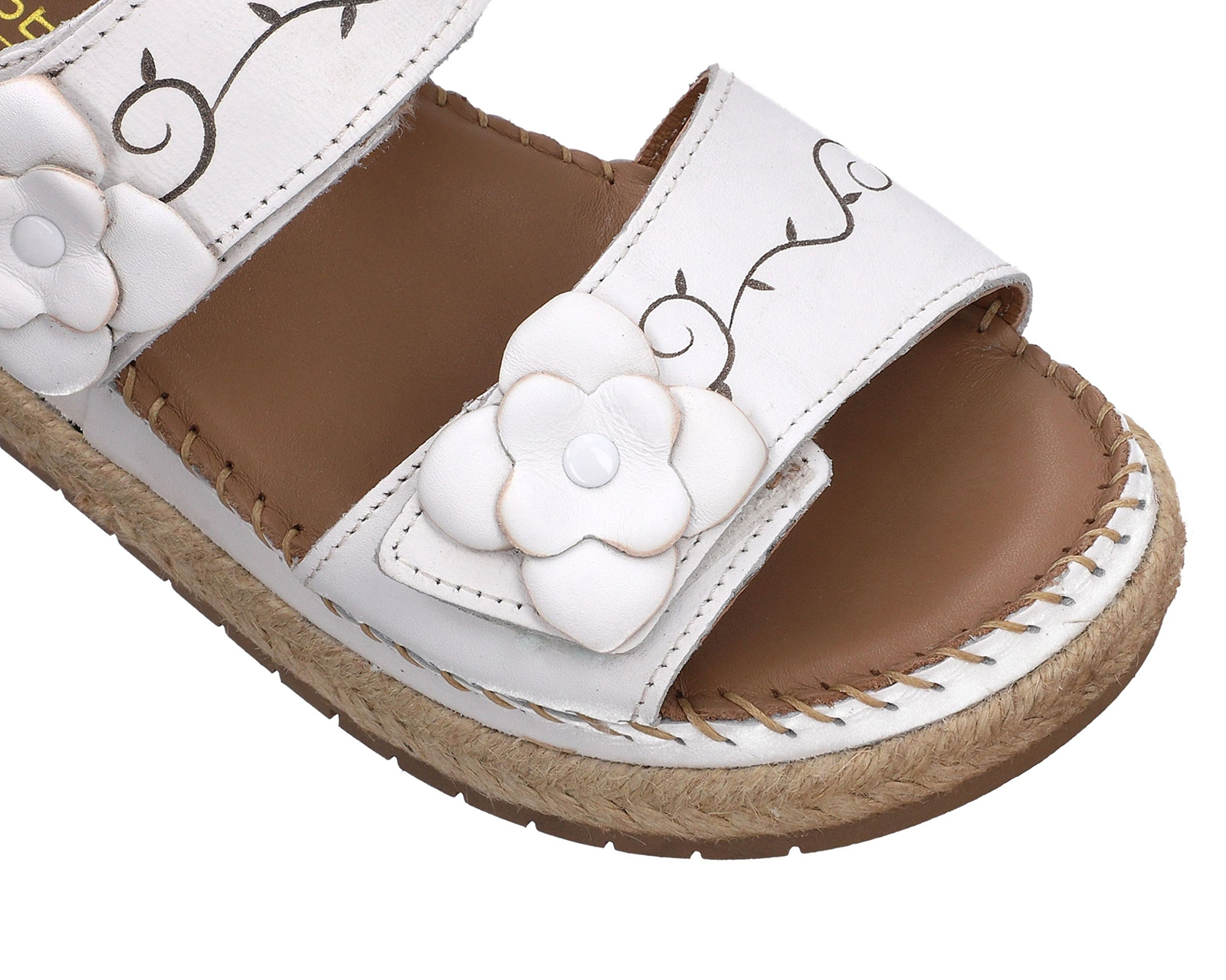 Foto 7 pulgar | Foto 6 | Sandalias Confort Lobo Solo de Piel para Mujer