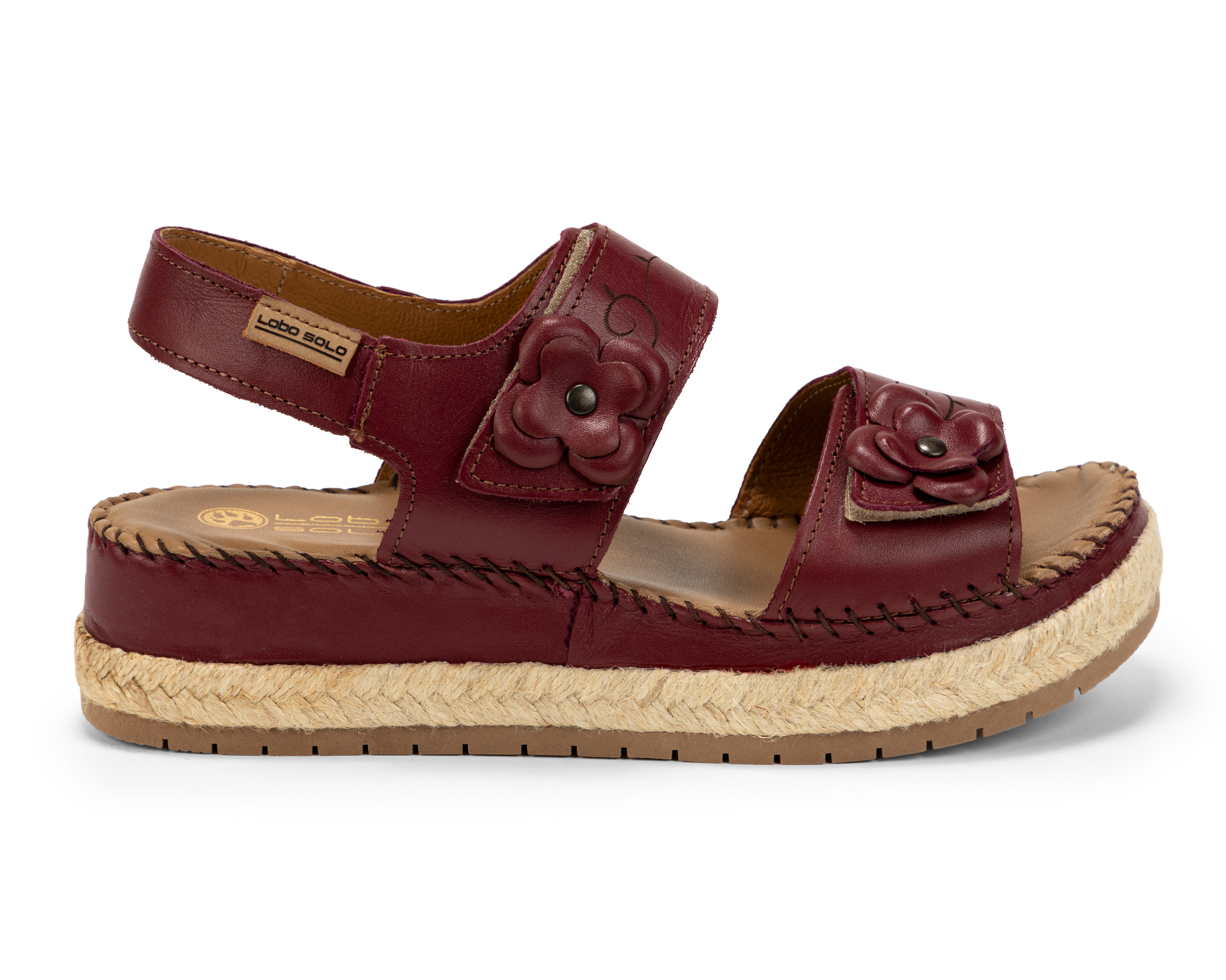 Foto 2 | Foto 2 | Sandalias Confort Lobo Solo de Piel para Mujer