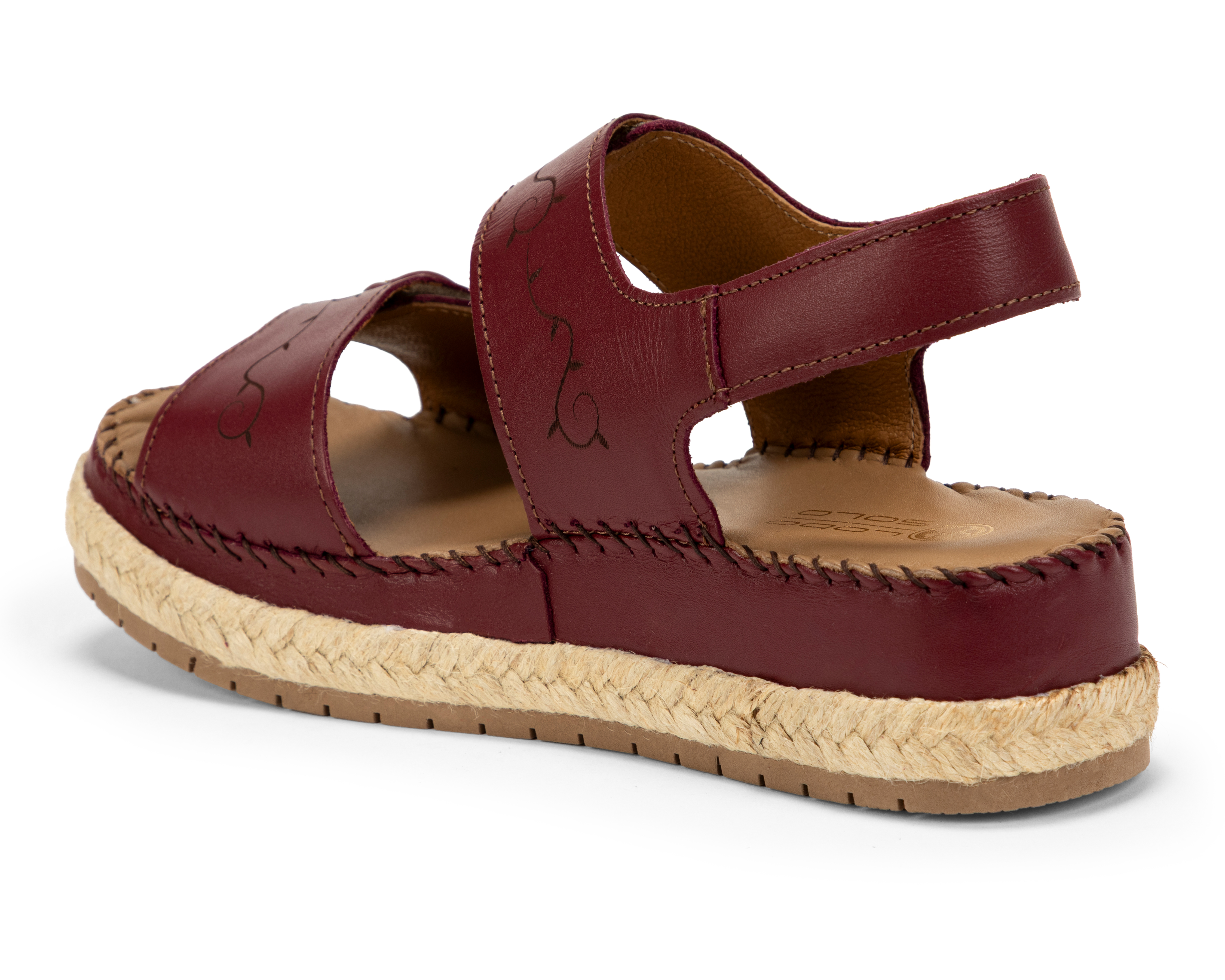 Foto 4 pulgar | Foto 3 | Sandalias Confort Lobo Solo de Piel para Mujer