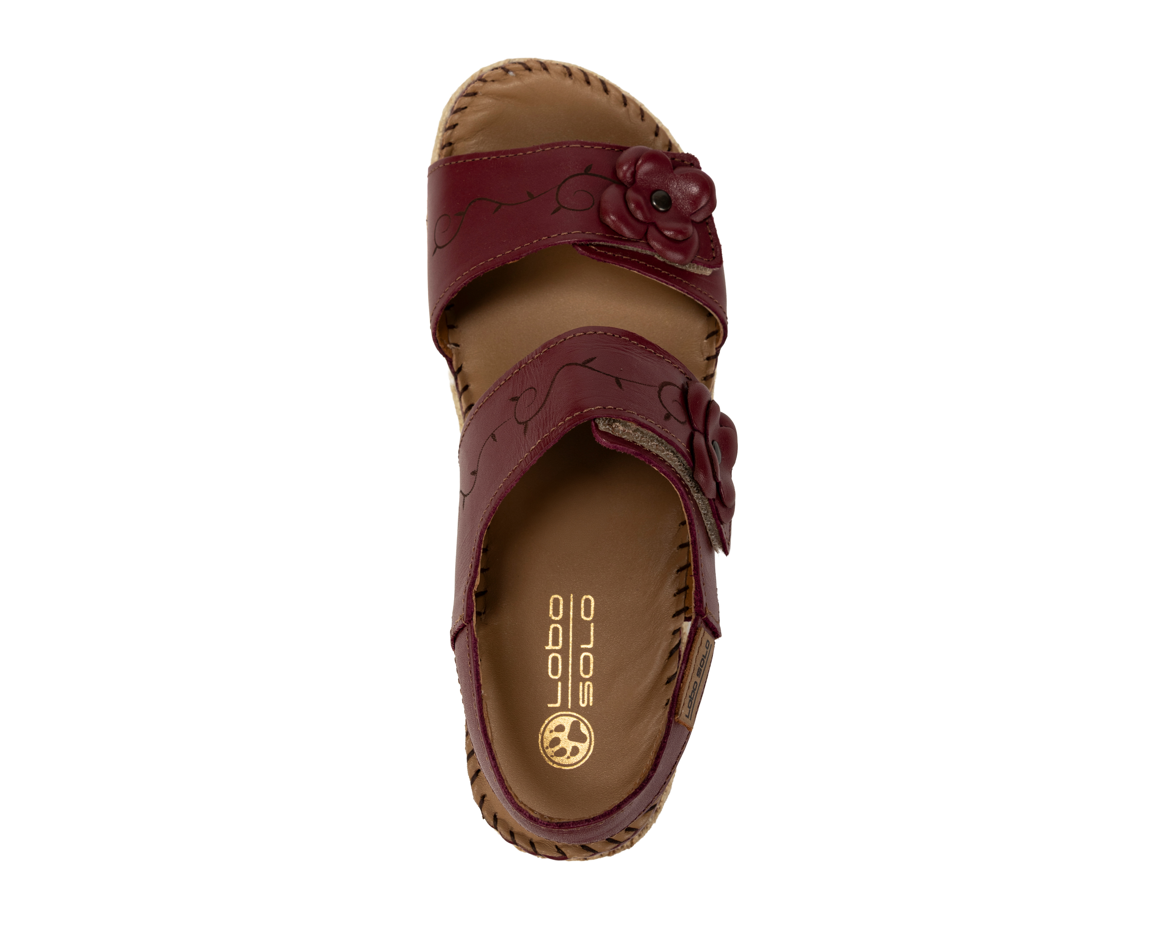 Foto 5 | Foto 5 | Sandalias Confort Lobo Solo de Piel para Mujer