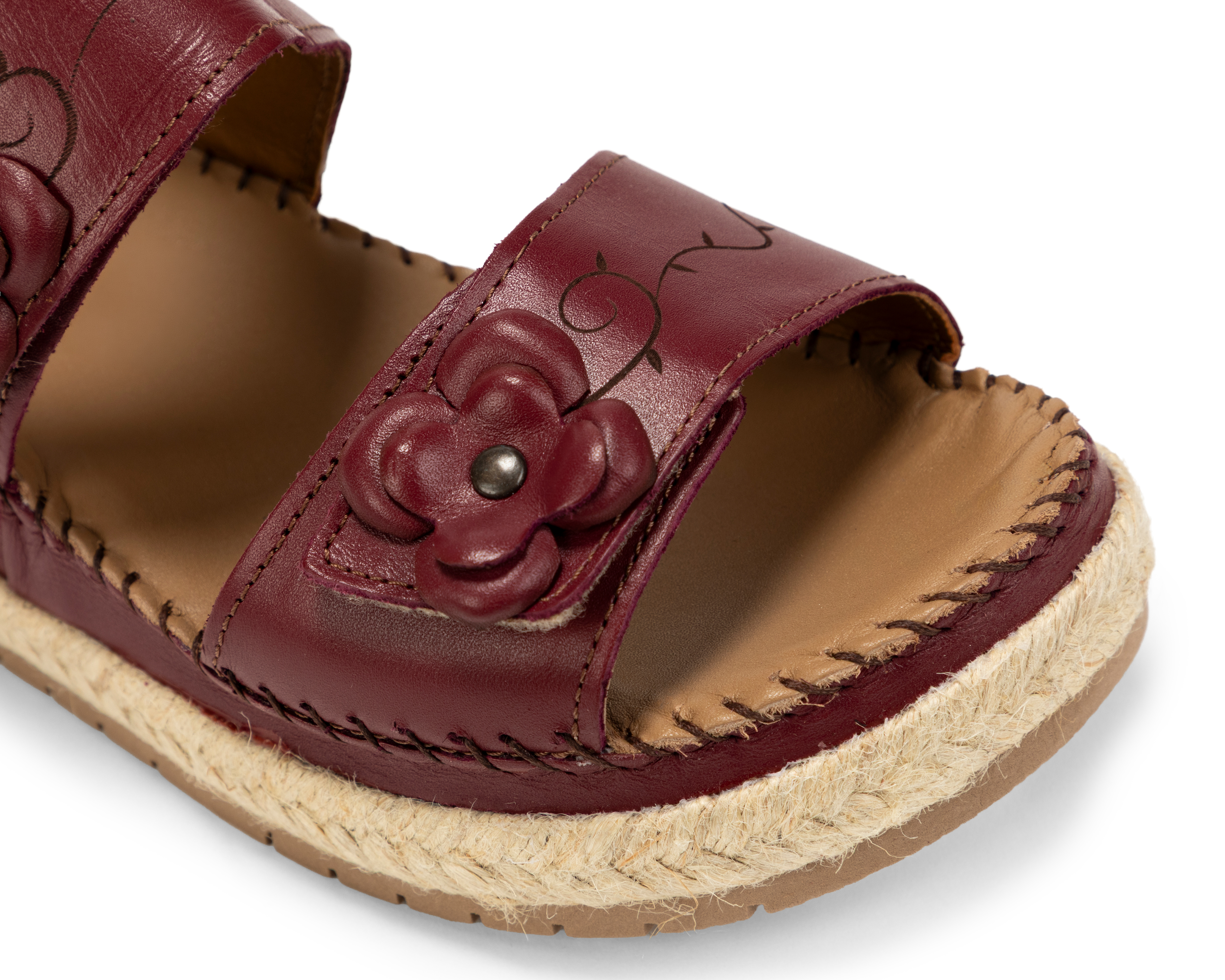 Foto 7 pulgar | Foto 6 | Sandalias Confort Lobo Solo de Piel para Mujer