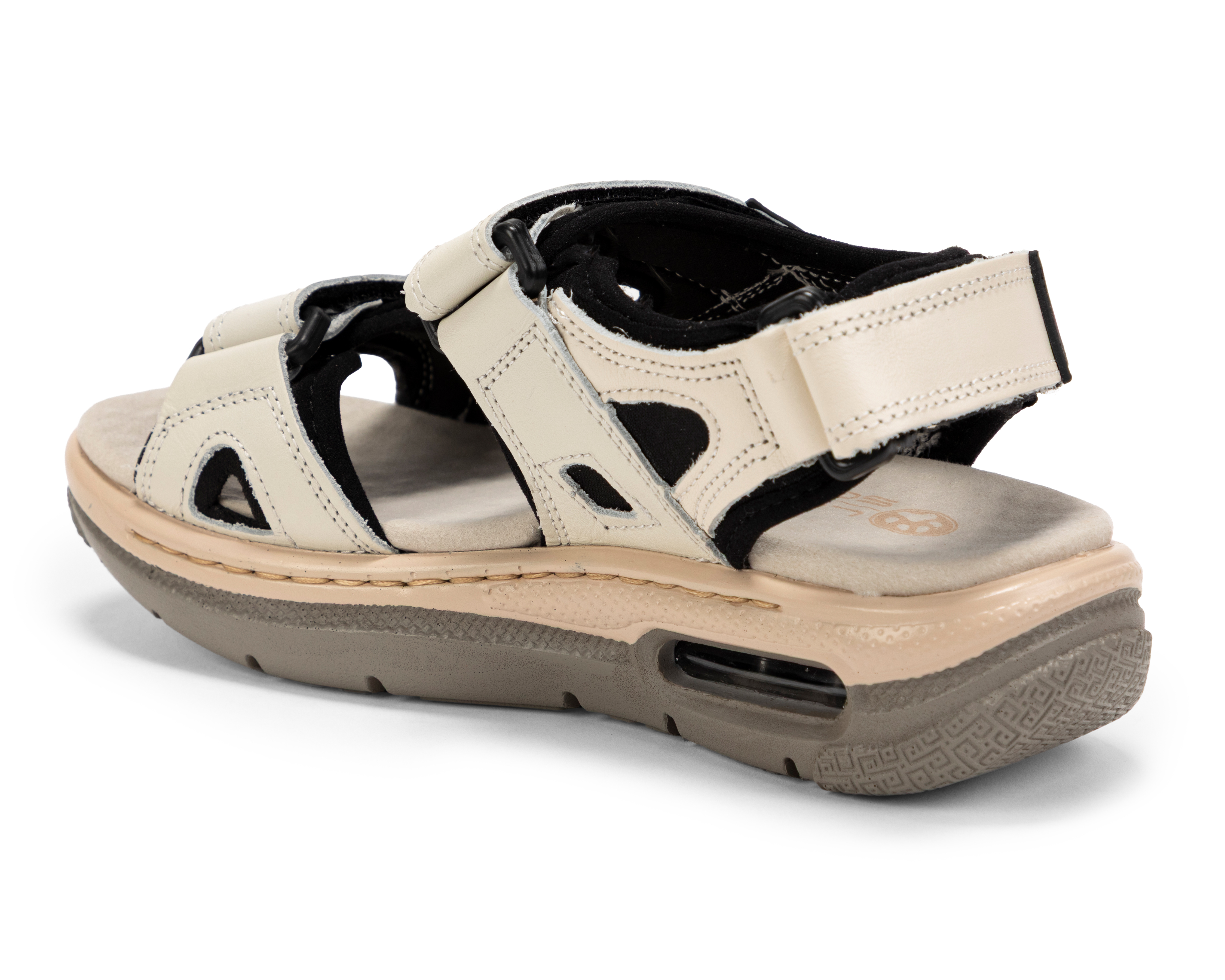 Foto 4 pulgar | Foto 3 | Sandalias Confort Lobo Solo de Piel para Mujer