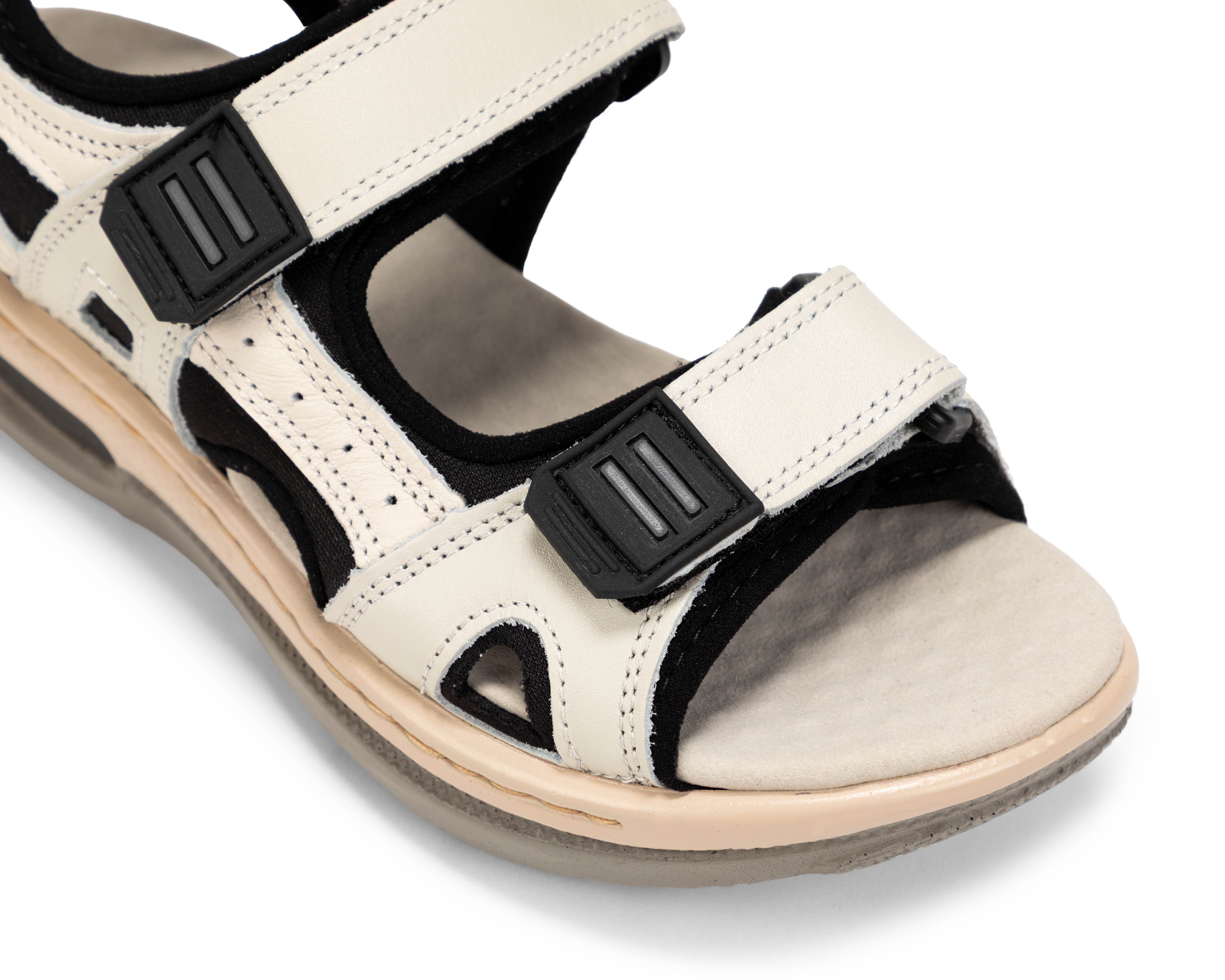 Foto 6 | Foto 6 | Sandalias Confort Lobo Solo de Piel para Mujer