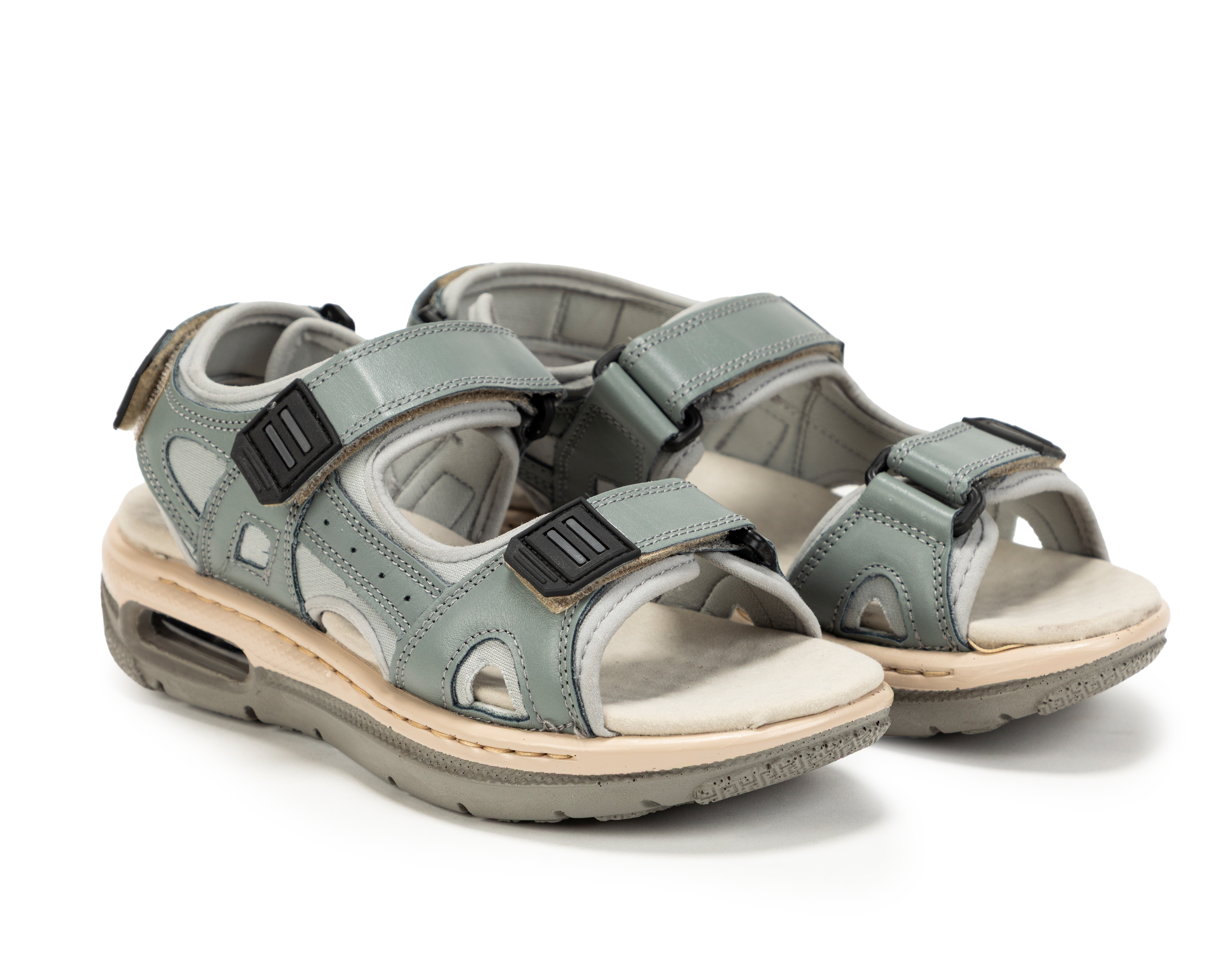 Sandalias Confort Lobo Solo de Piel para Mujer