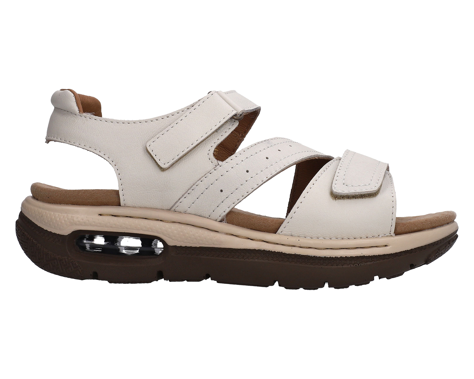 Foto 2 | Foto 2 | Sandalias Confort Lobo Solo de Piel para Mujer