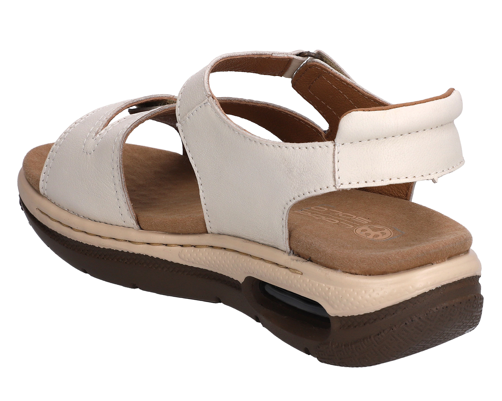 Foto 3 | Foto 3 | Sandalias Confort Lobo Solo de Piel para Mujer