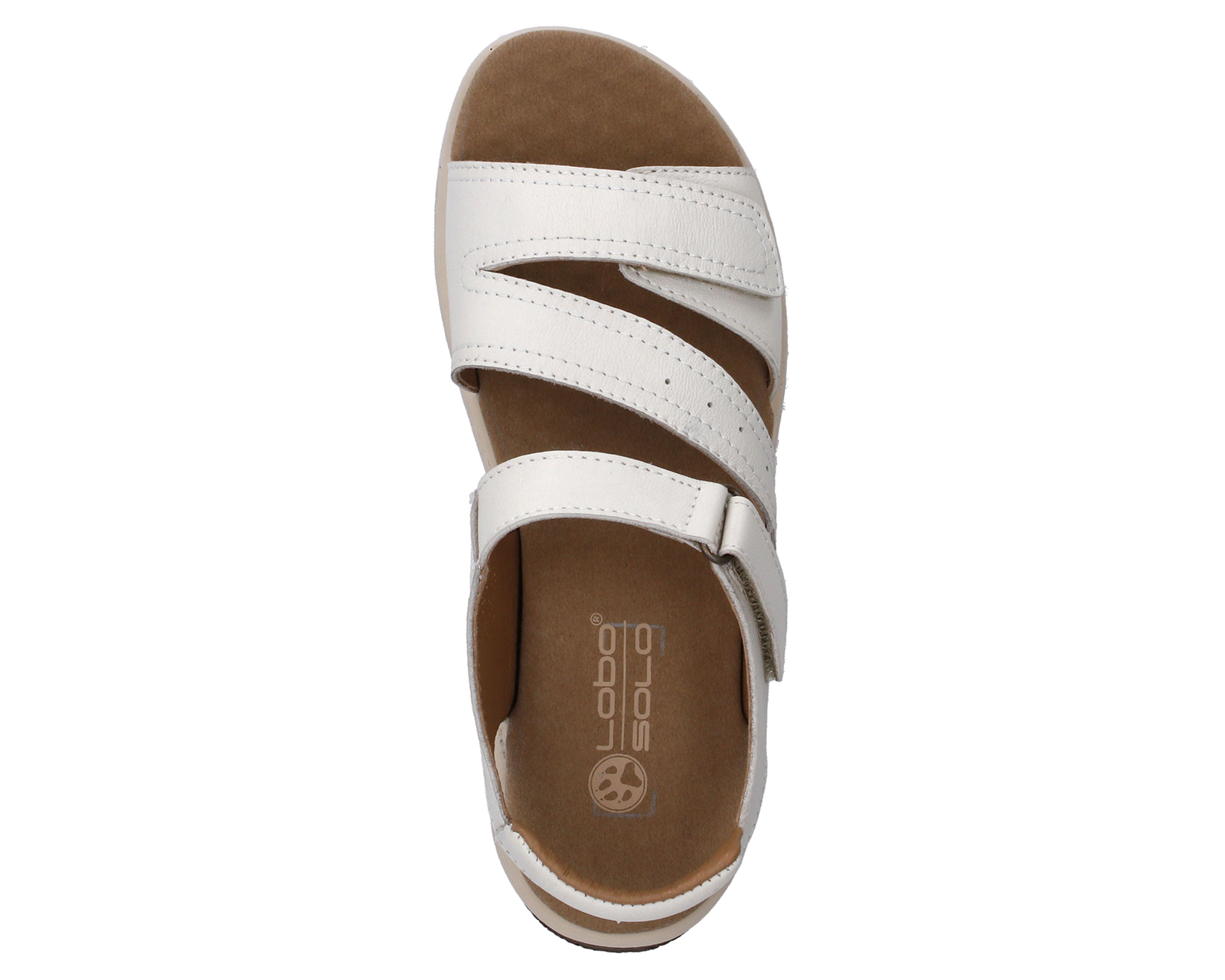 Foto 5 | Foto 5 | Sandalias Confort Lobo Solo de Piel para Mujer