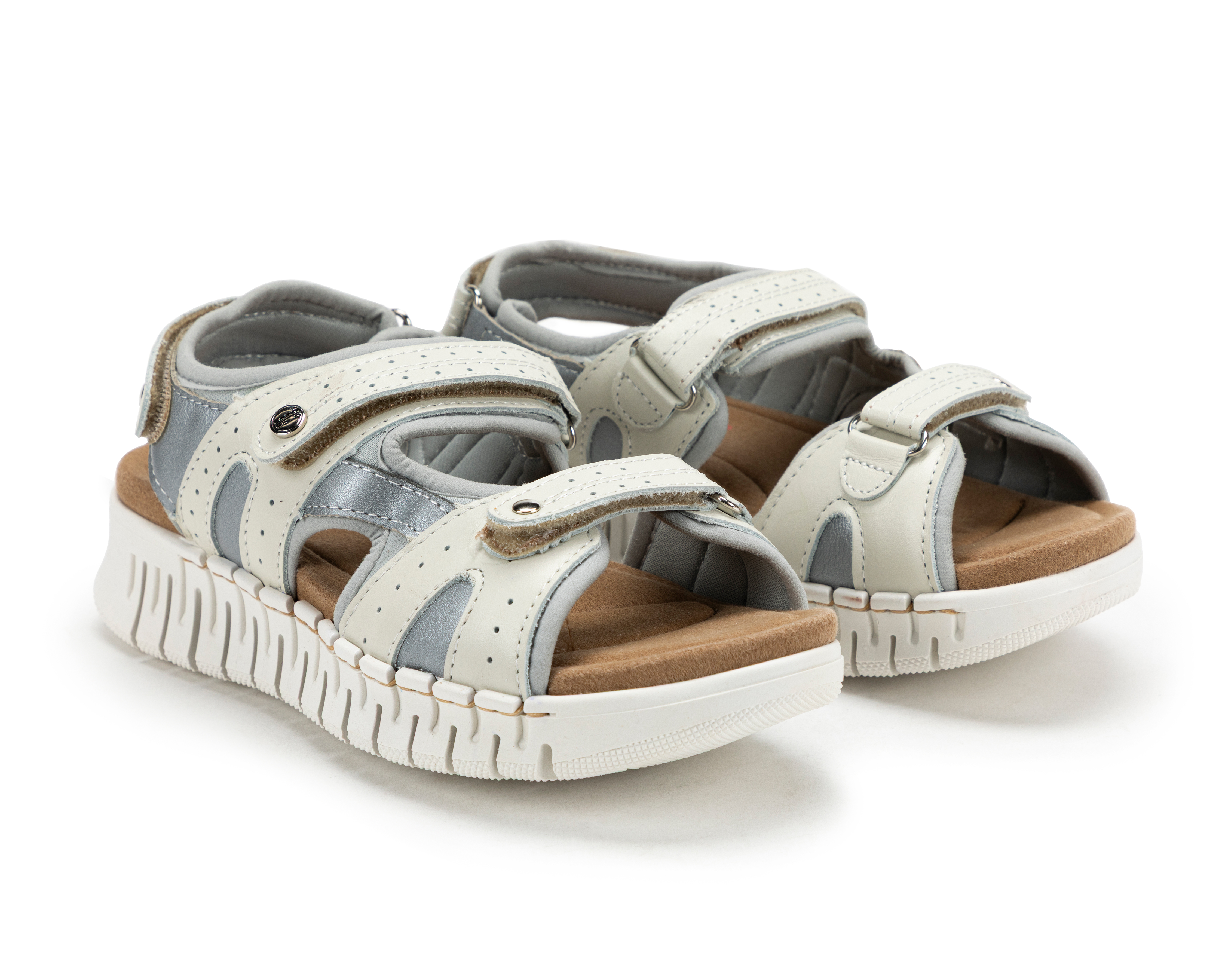 Sandalias Confort Lobo Solo de Piel para Mujer