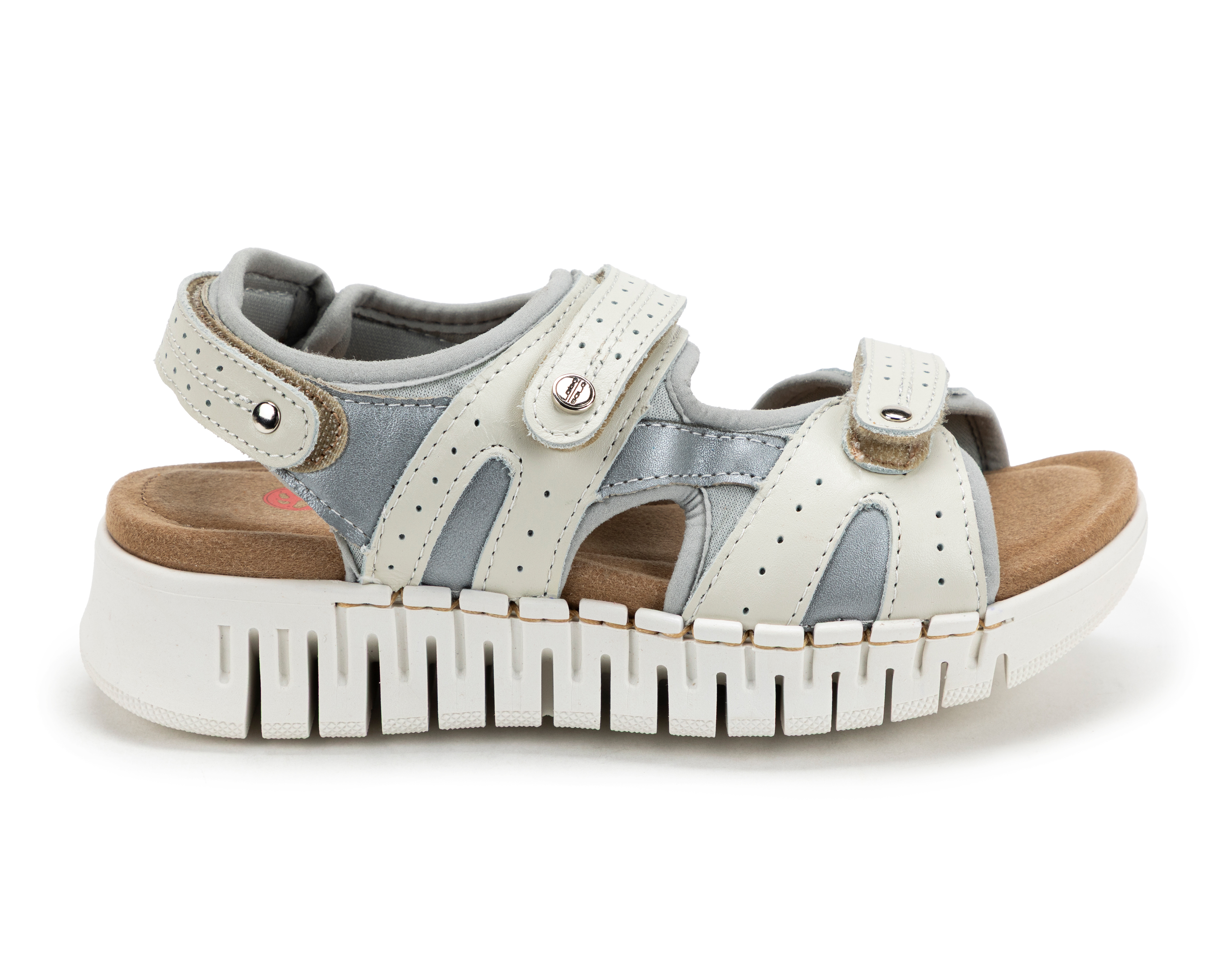 Foto 2 | Foto 2 | Sandalias Confort Lobo Solo de Piel para Mujer