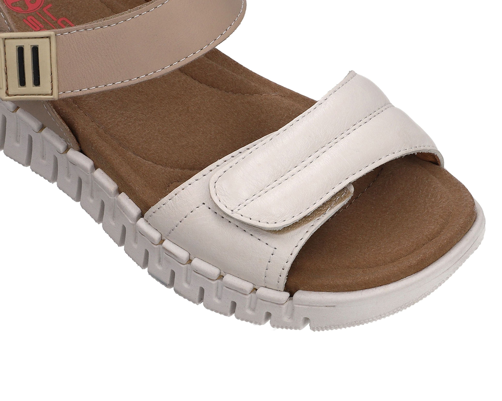 Foto 7 pulgar | Foto 6 | Sandalias Confort Lobo Solo de Piel para Mujer