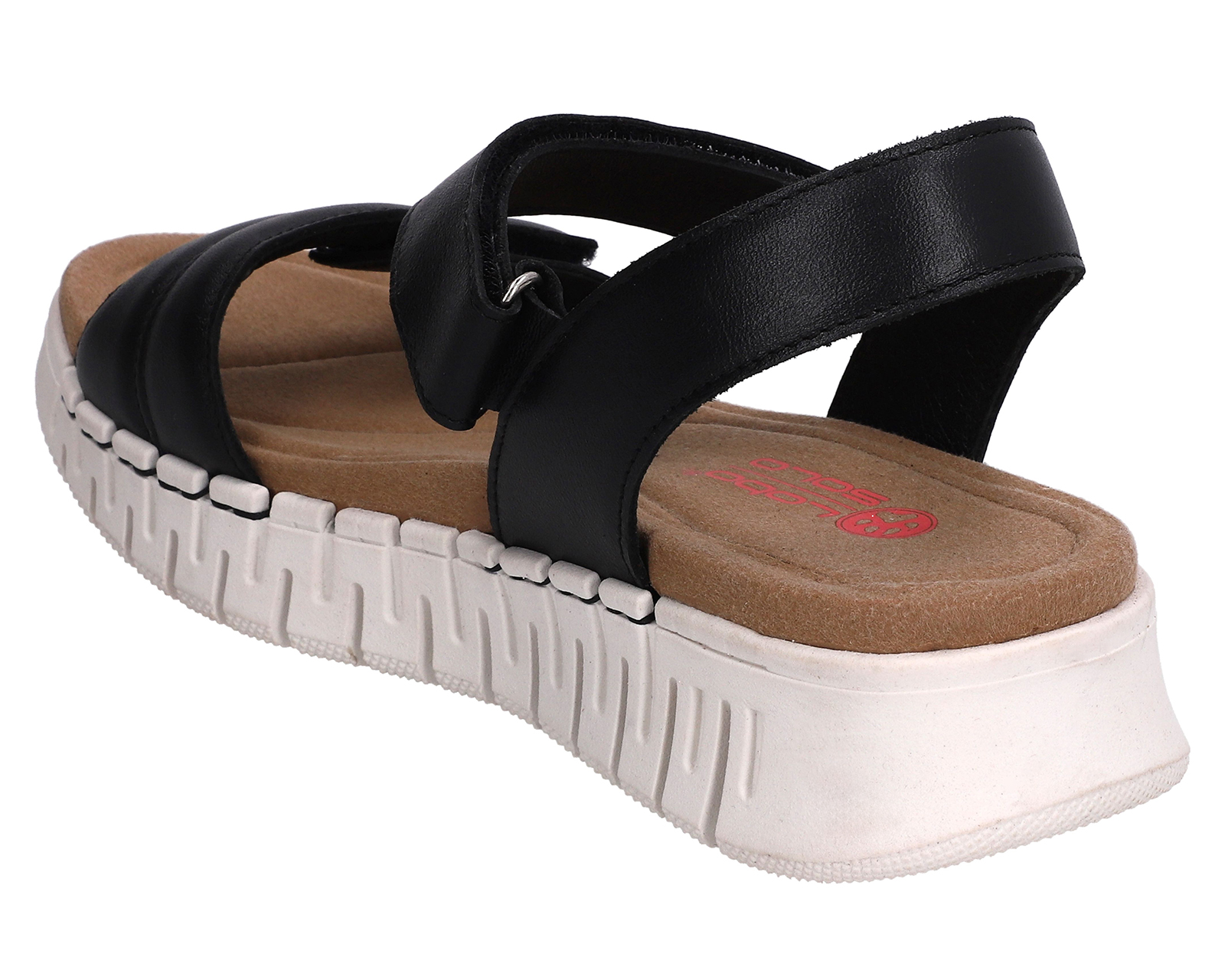 Foto 4 pulgar | Foto 3 | Sandalias Confort Lobo Solo de Piel para Mujer