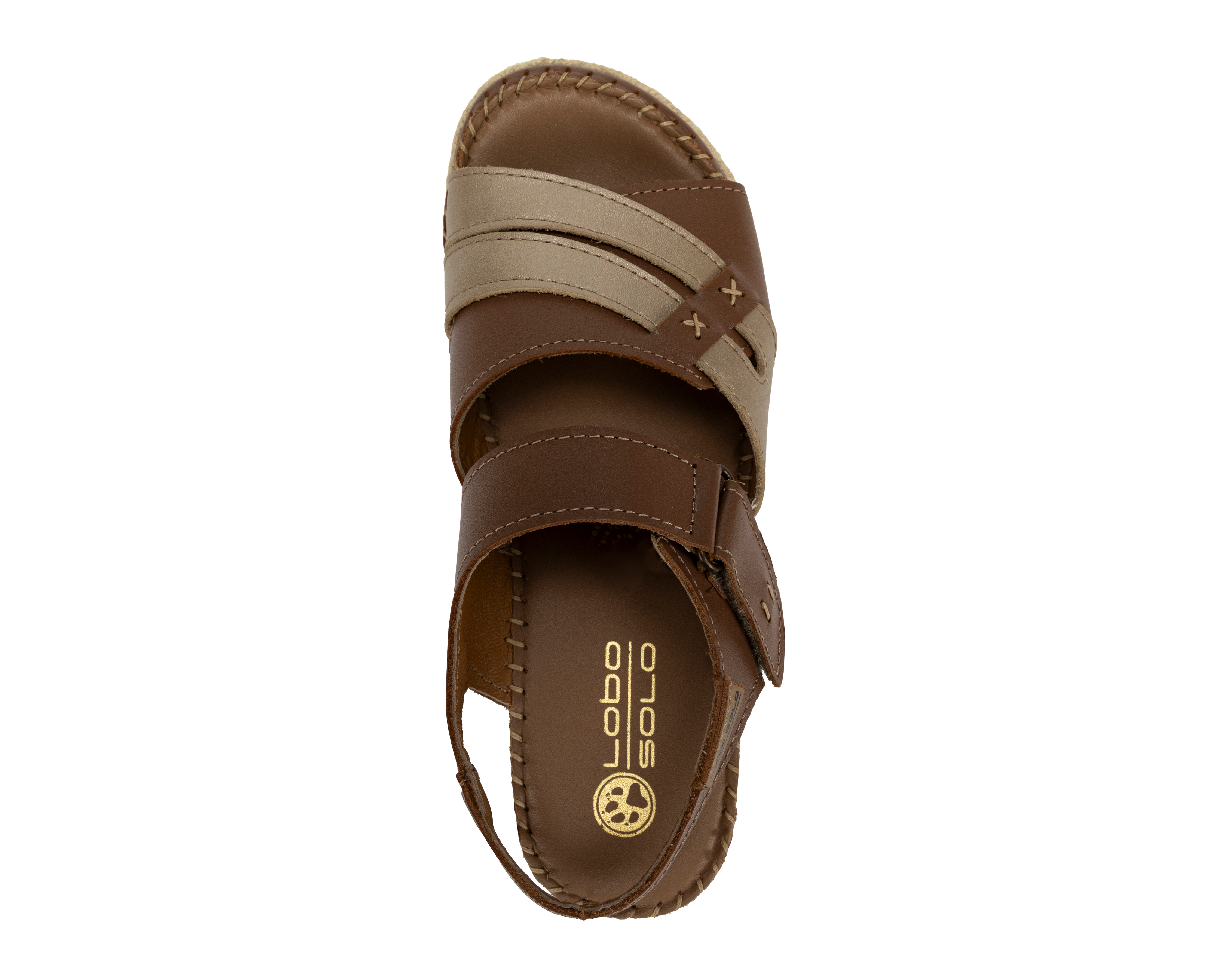 Foto 5 | Foto 5 | Sandalias Confort Lobo Solo de Piel para Mujer