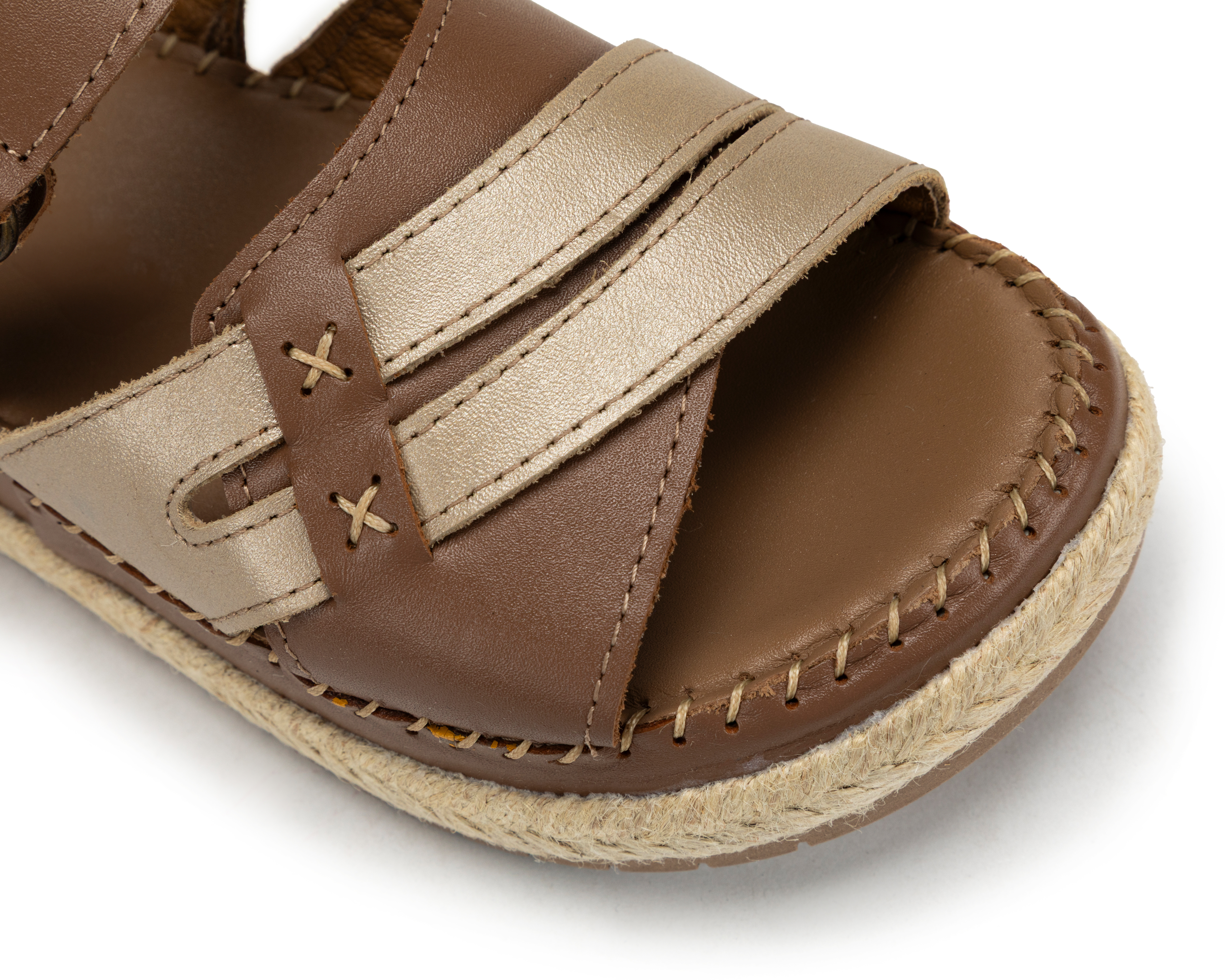 Foto 7 pulgar | Foto 6 | Sandalias Confort Lobo Solo de Piel para Mujer