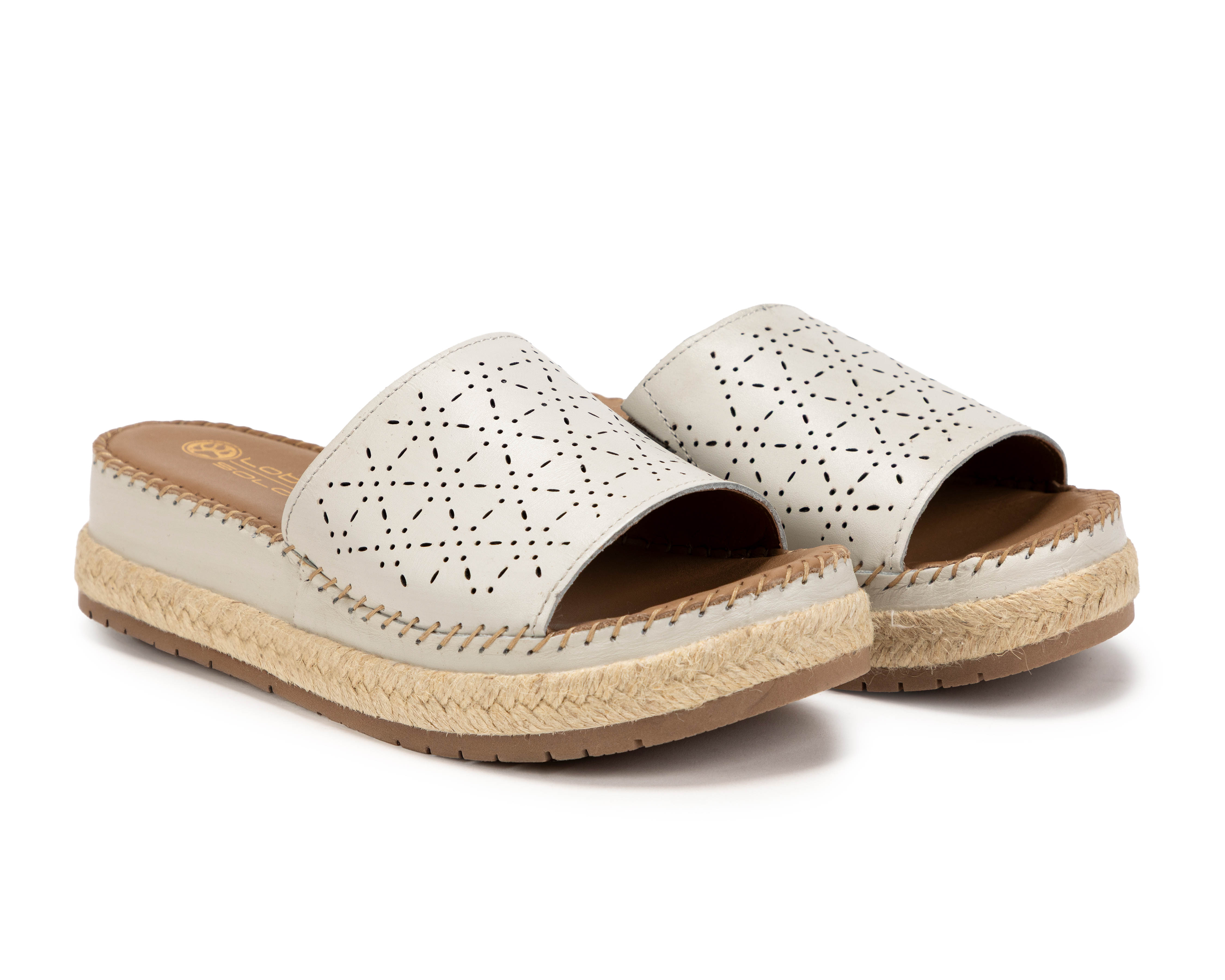 Sandalias Confort Lobo Solo de Piel para Mujer