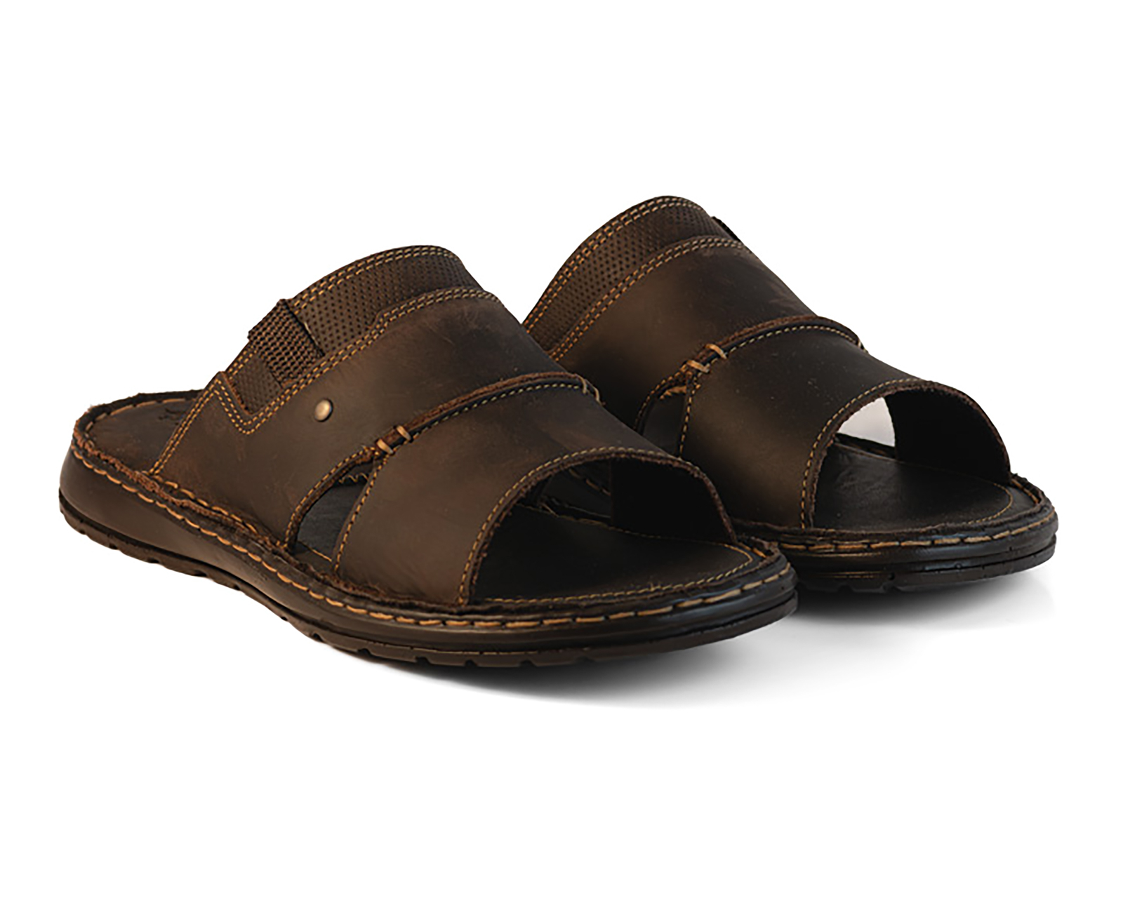 Foto 1 | Foto 1 | Sandalias Casuales Porto Sur de Piel para Hombre