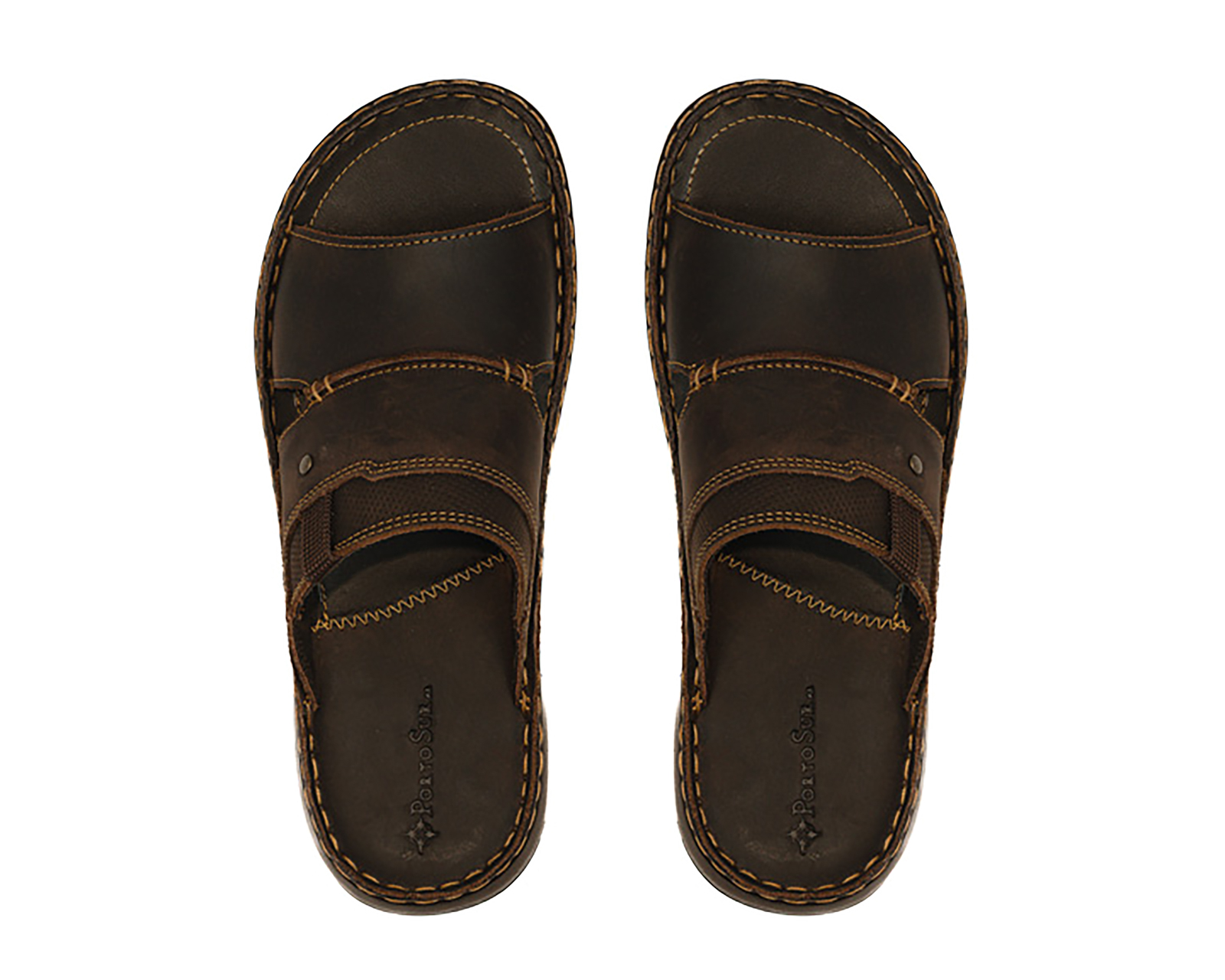 Foto 5 | Foto 5 | Sandalias Casuales Porto Sur de Piel para Hombre