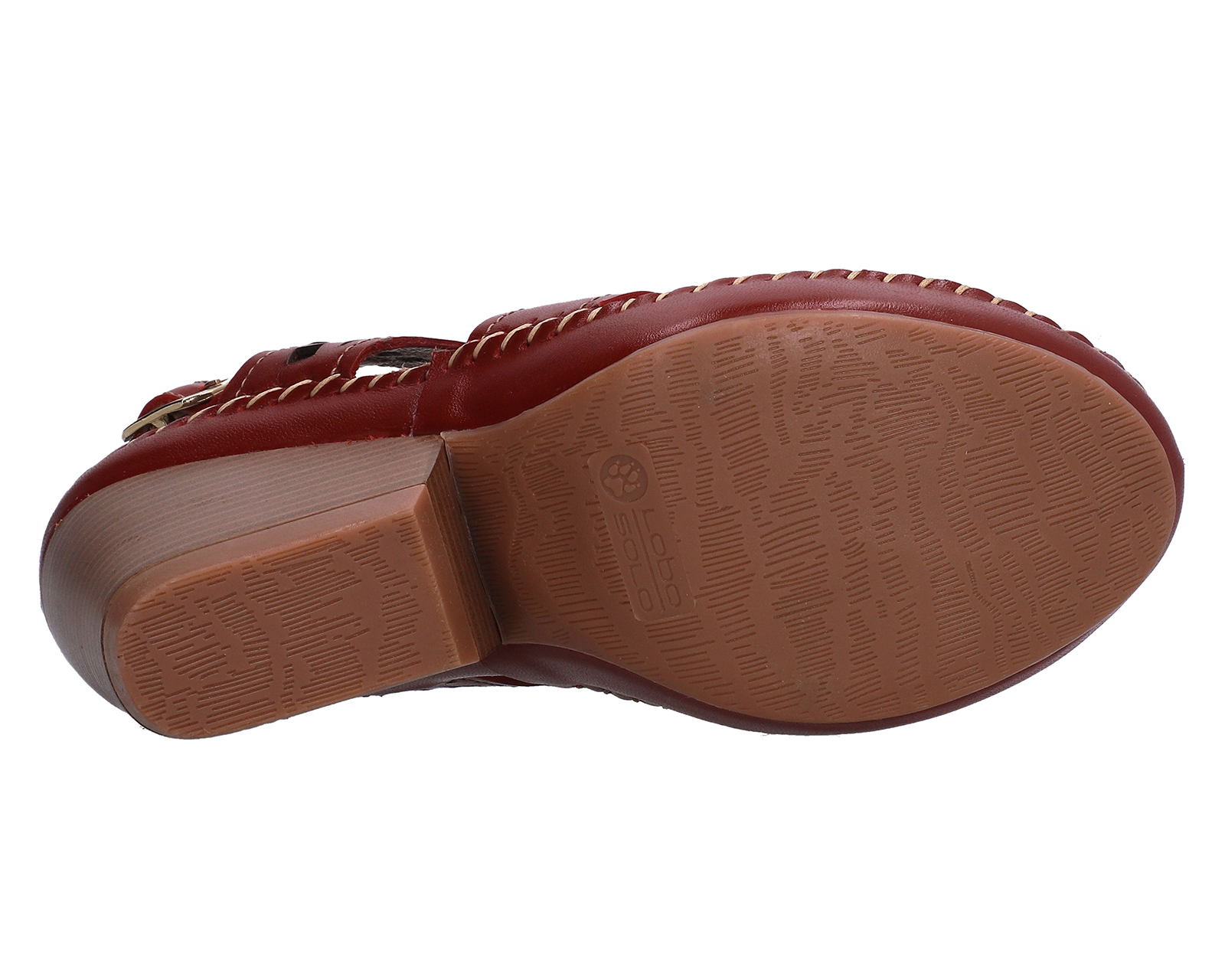 Foto 4 | Foto 4 | Sandalias Confort Lobo Solo de Piel para Mujer