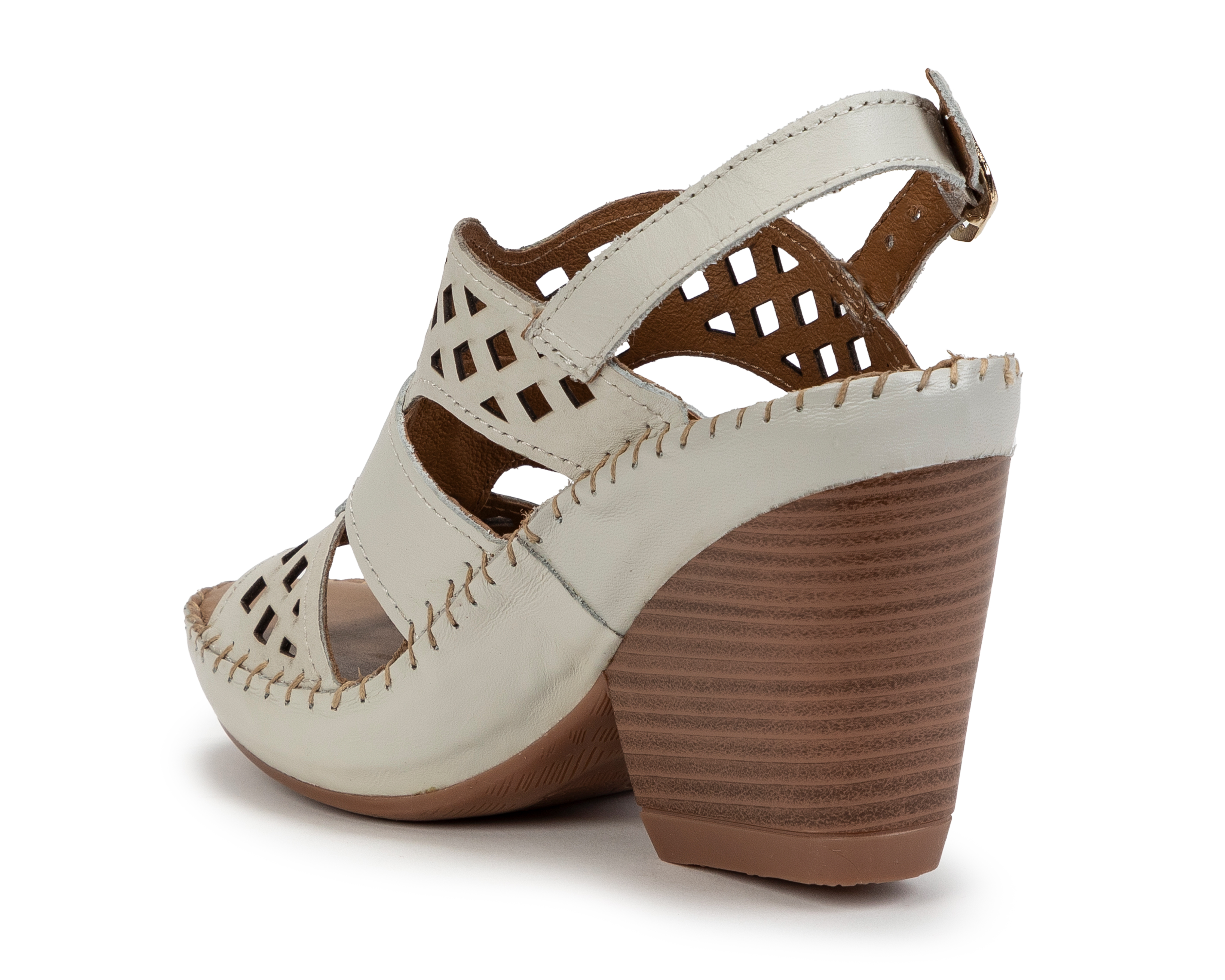 Foto 4 pulgar | Foto 3 | Sandalias Confort Lobo Solo de Piel para Mujer