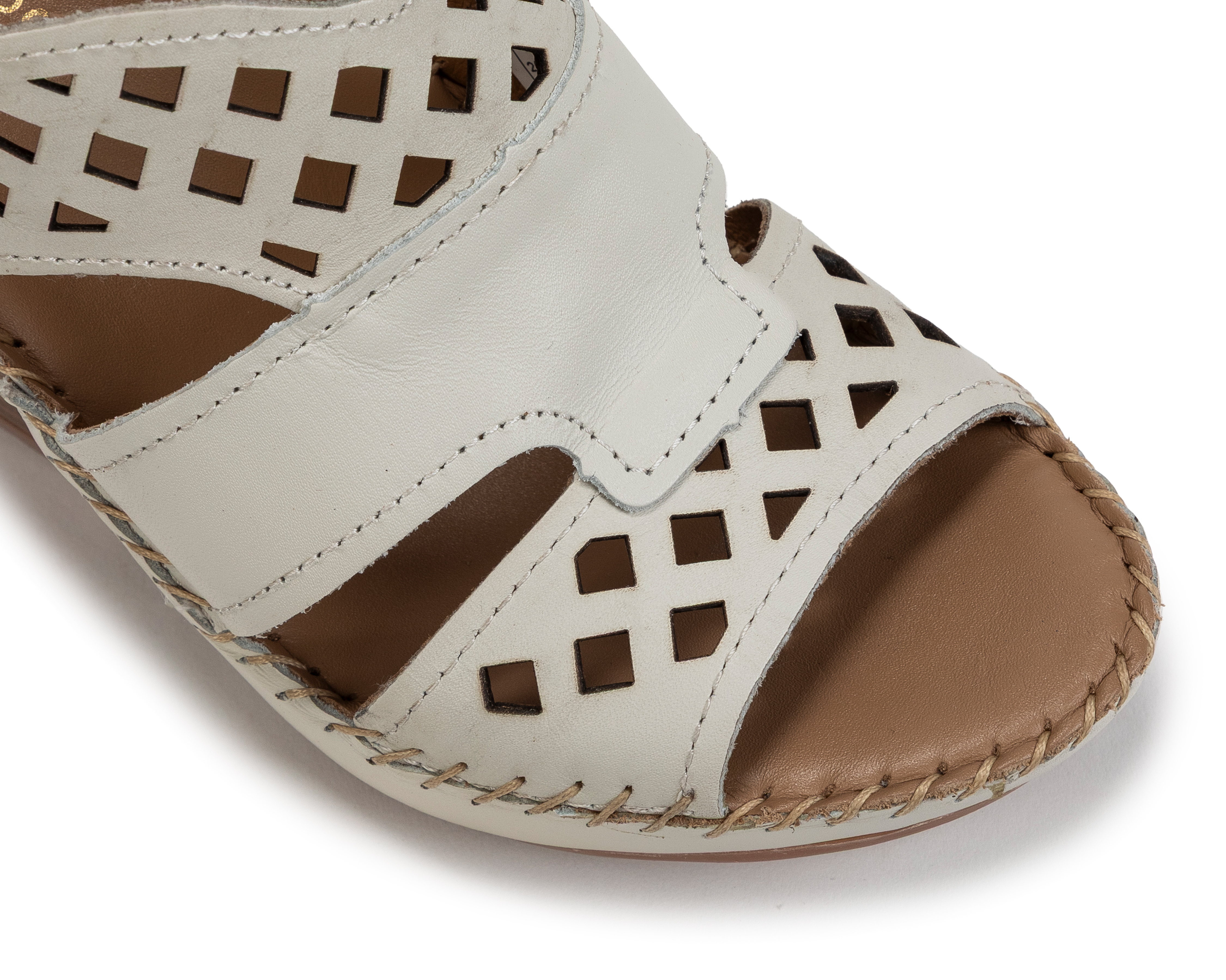 Foto 6 | Foto 6 | Sandalias Confort Lobo Solo de Piel para Mujer