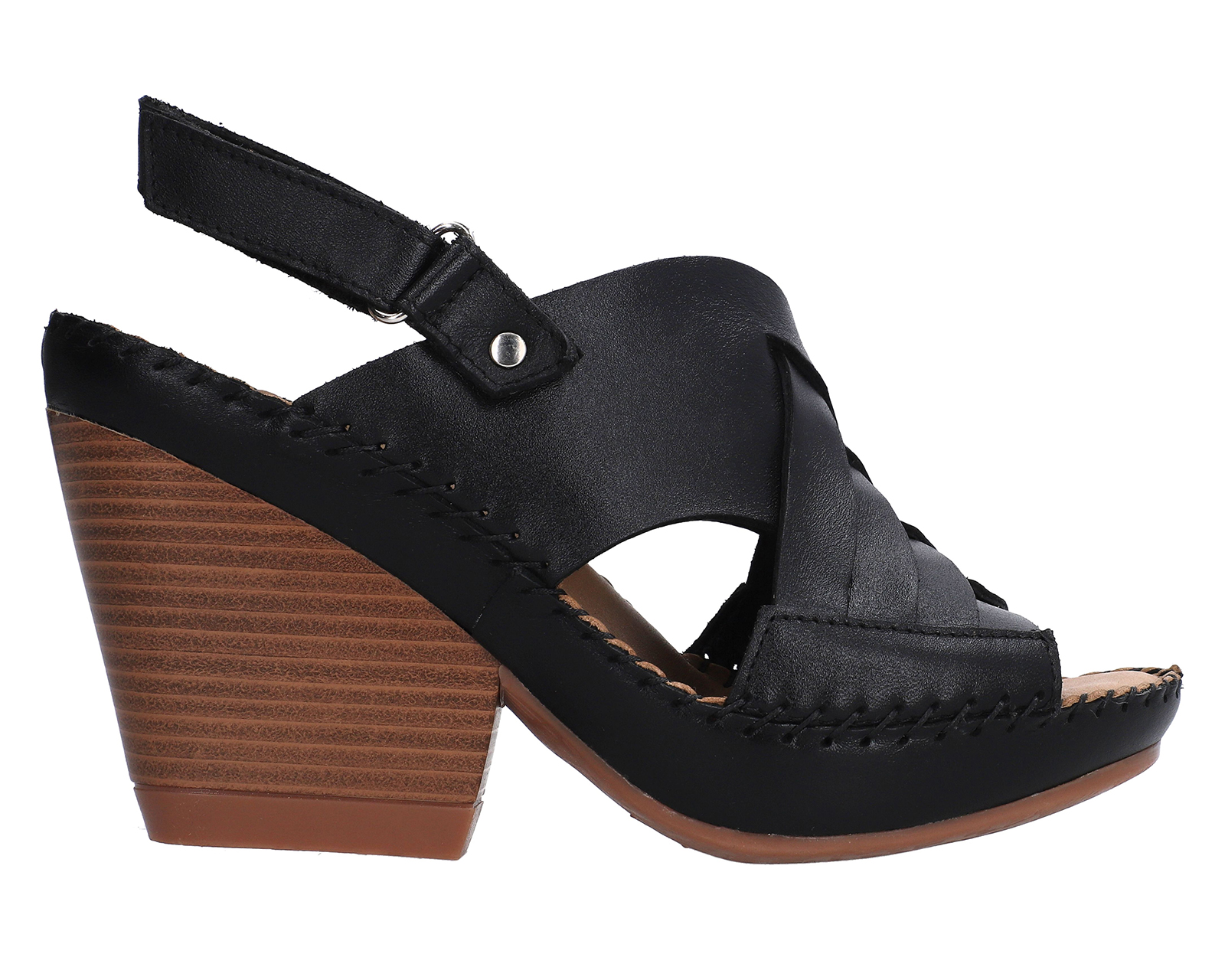 Foto 2 | Foto 2 | Sandalias Confort Lobo Solo de Piel para Mujer