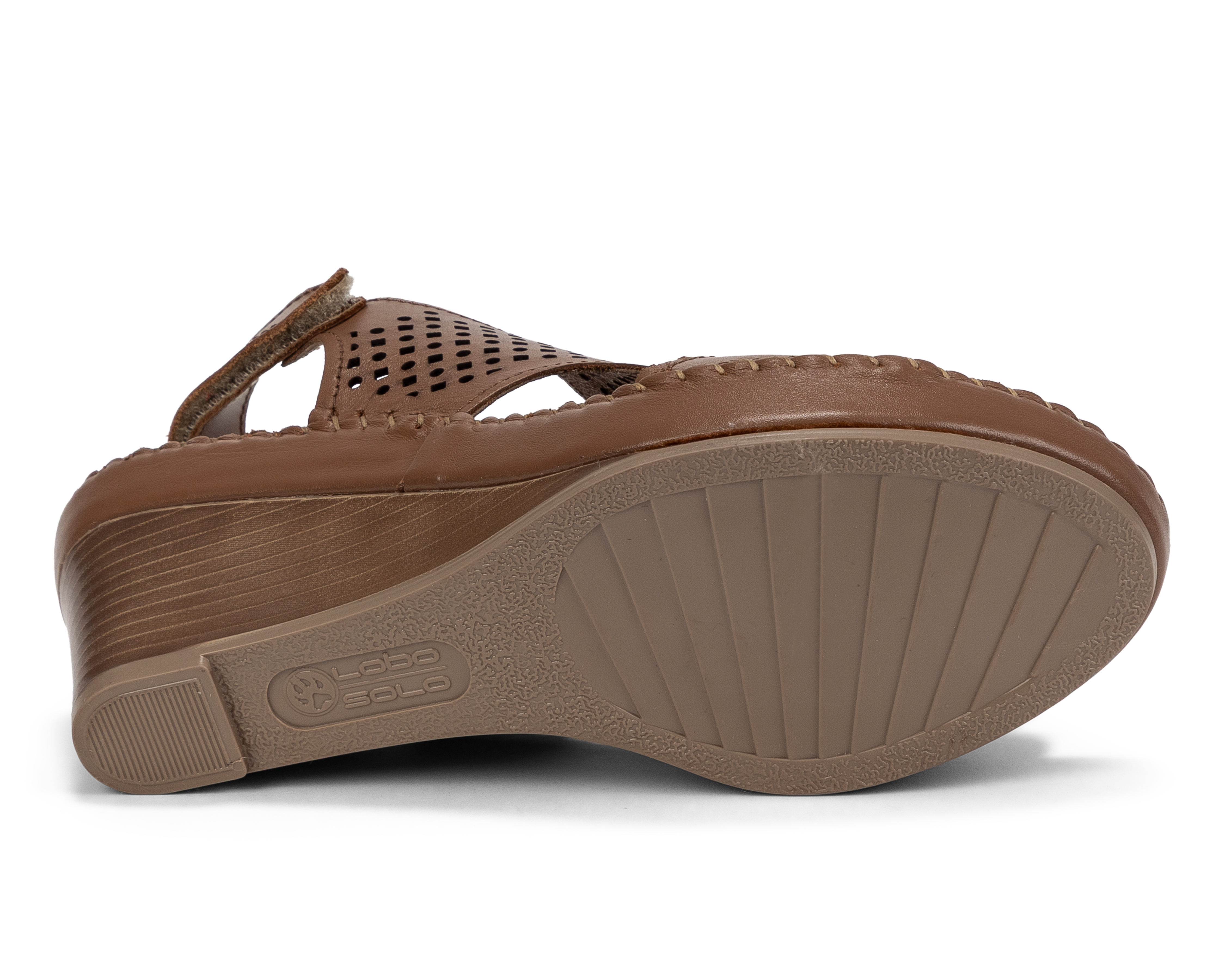 Foto 5 pulgar | Foto 4 | Sandalias Confort Lobo Solo de Piel para Mujer