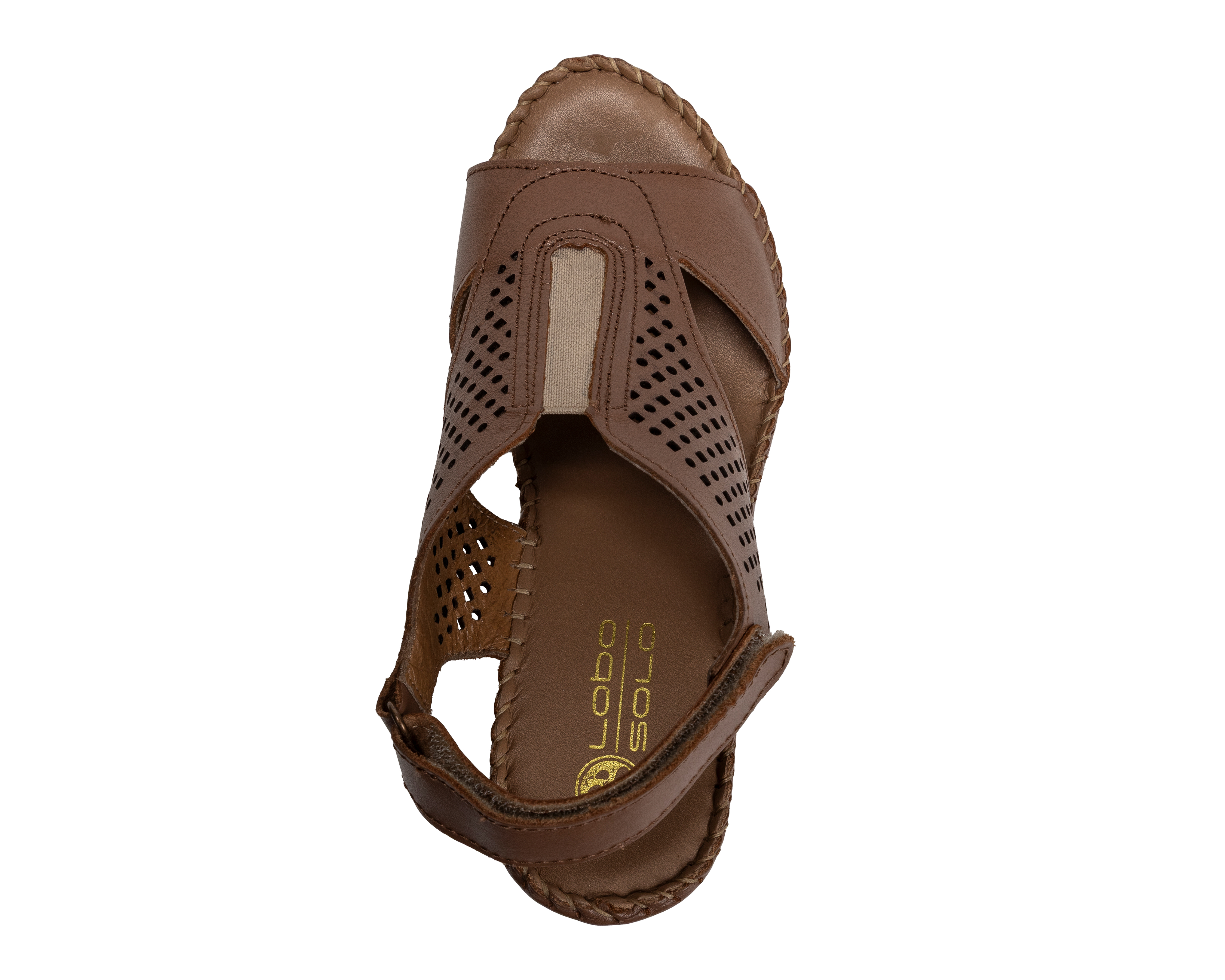 Foto 6 pulgar | Foto 5 | Sandalias Confort Lobo Solo de Piel para Mujer