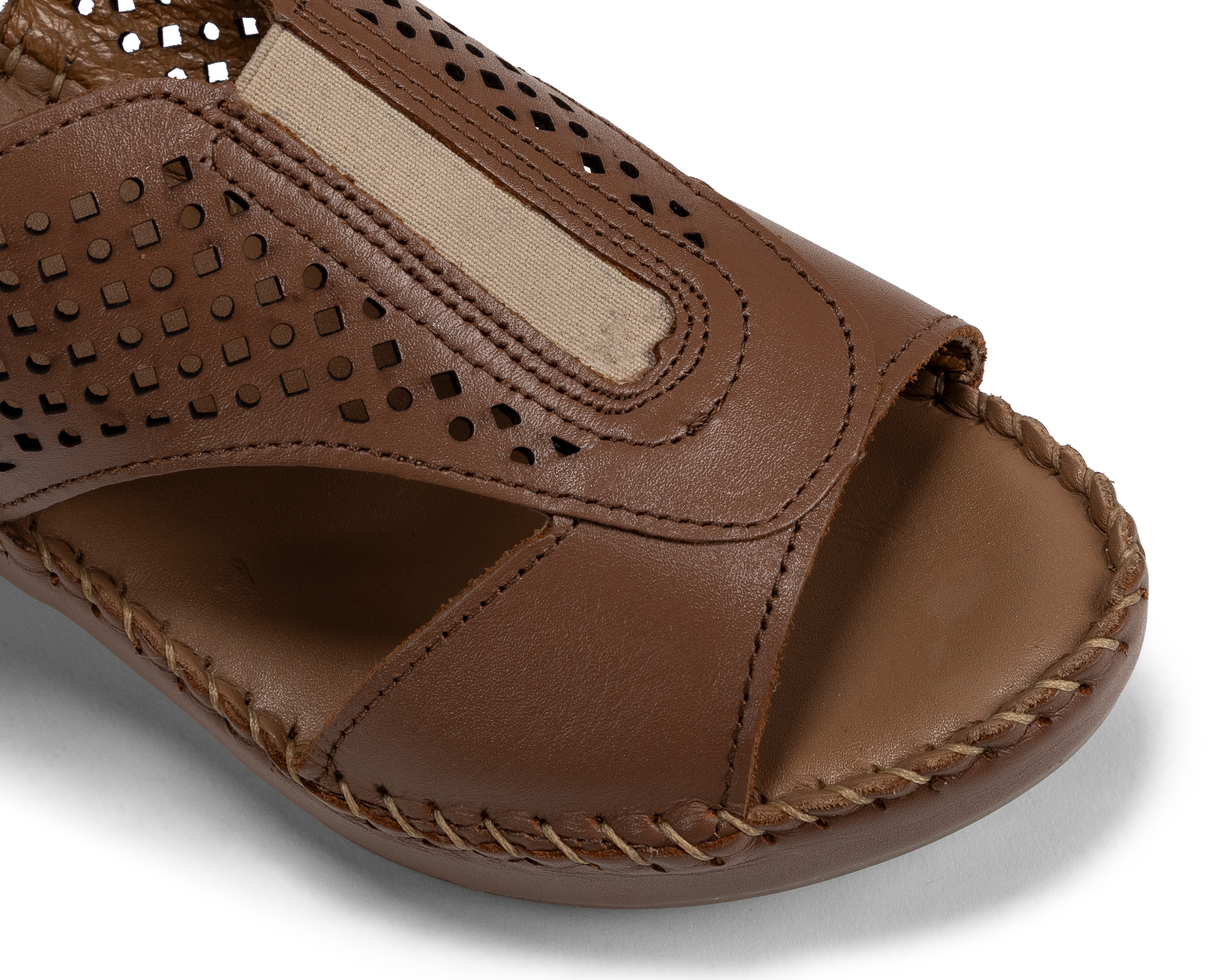 Foto 7 pulgar | Foto 6 | Sandalias Confort Lobo Solo de Piel para Mujer