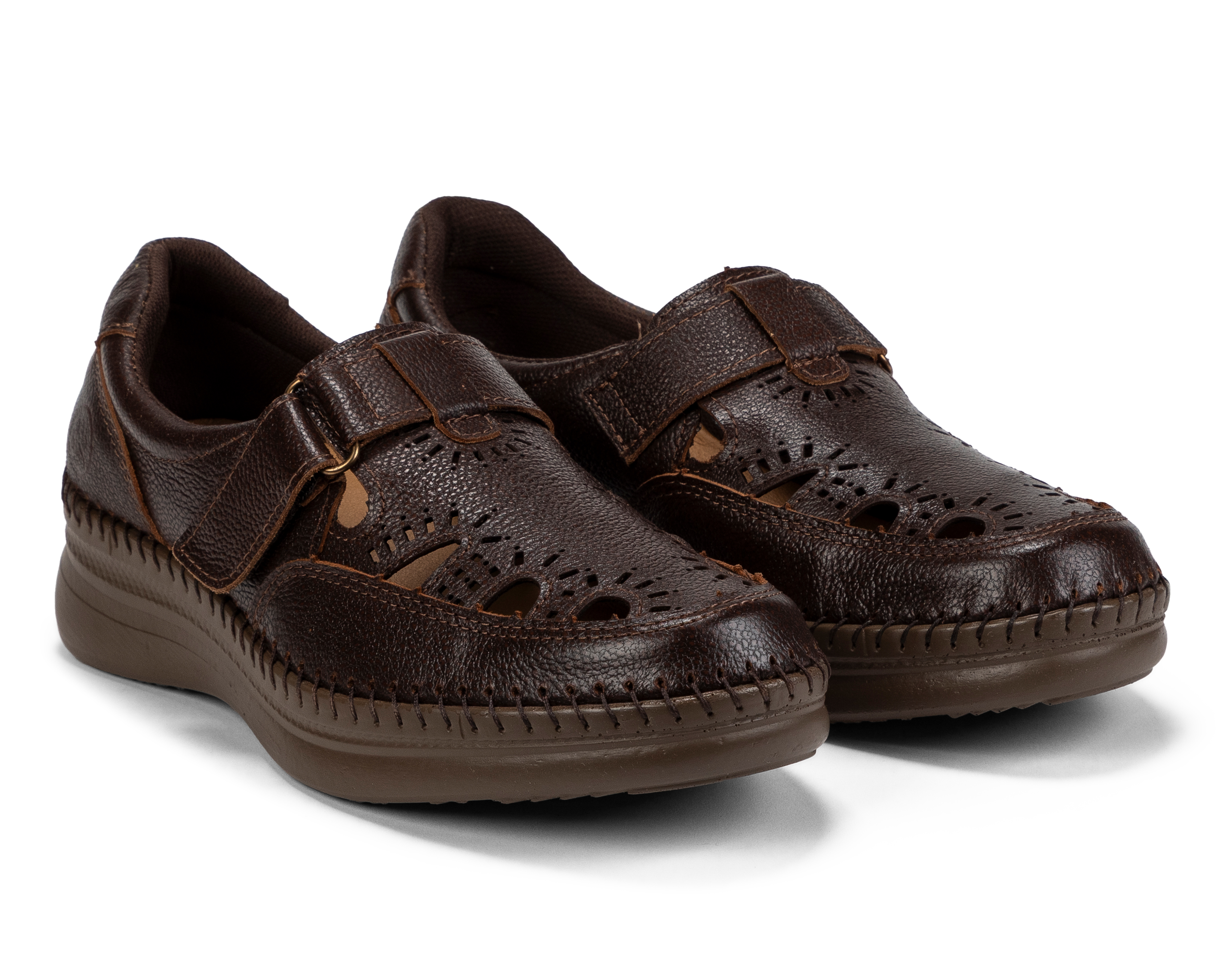 Zapatos Confort Lobo Solo de Piel para Mujer