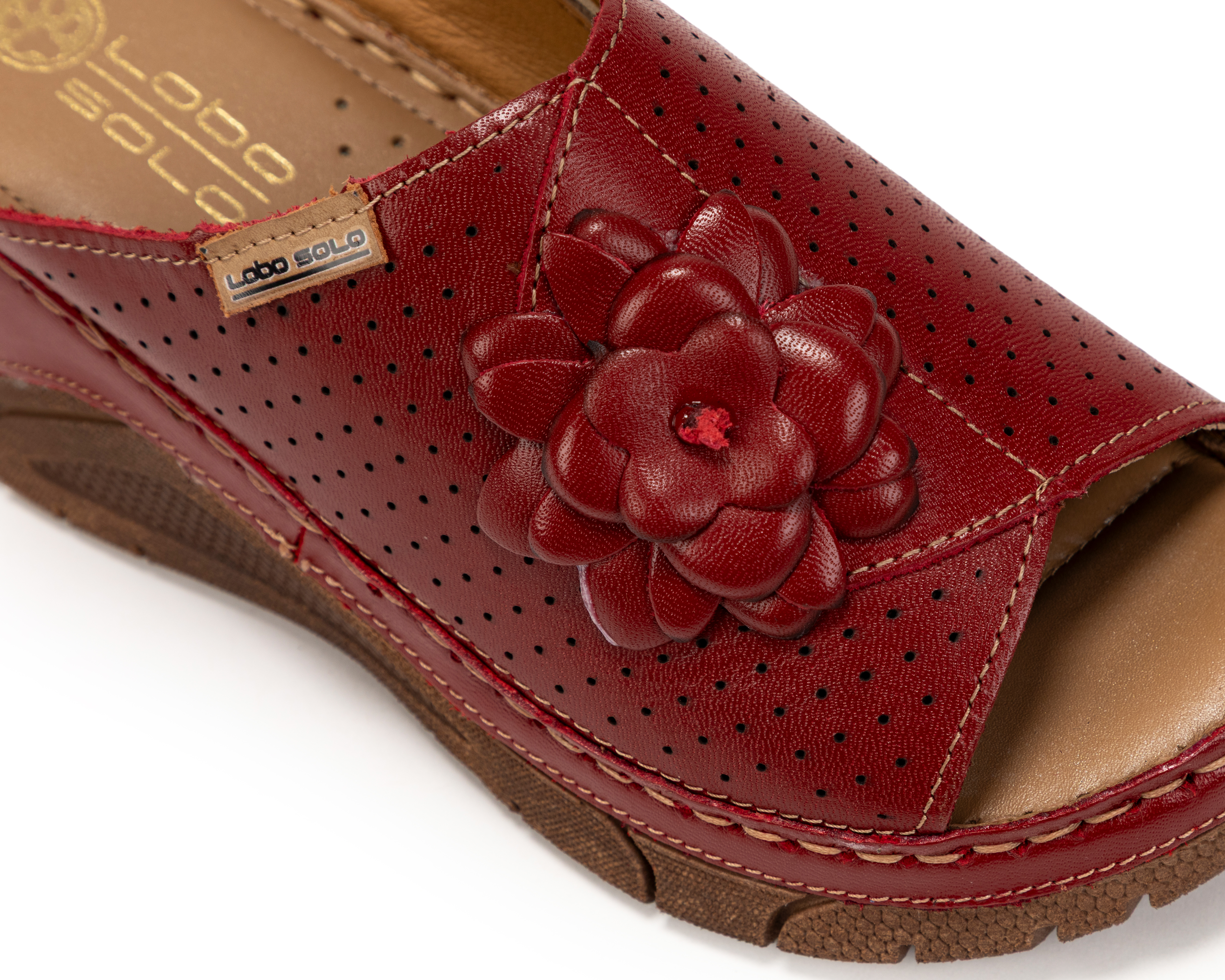 Foto 6 | Foto 6 | Sandalias Casuales Lobo Solo de Piel para Mujer