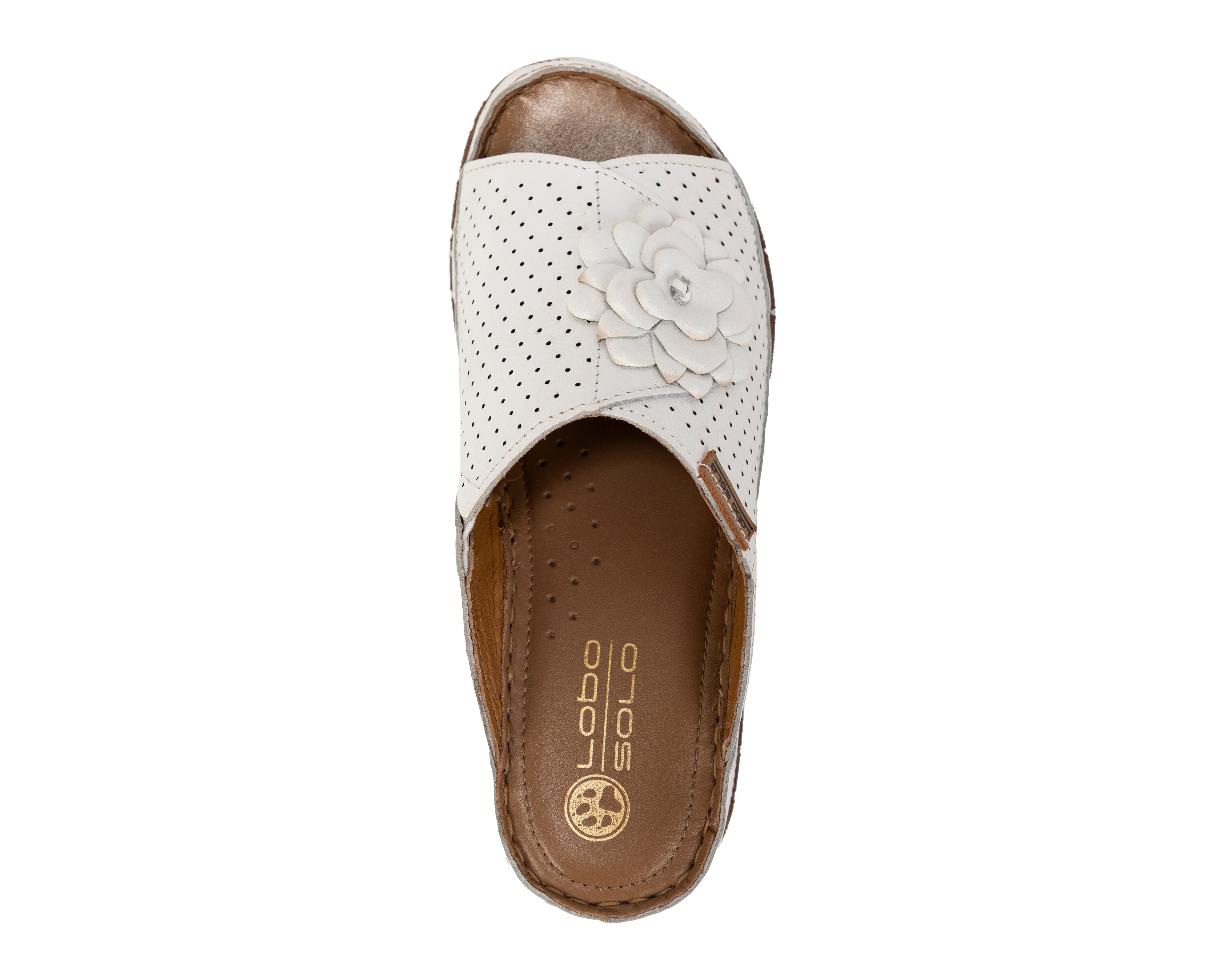 Foto 5 | Foto 5 | Sandalias Confort Lobo Solo de Piel para Mujer