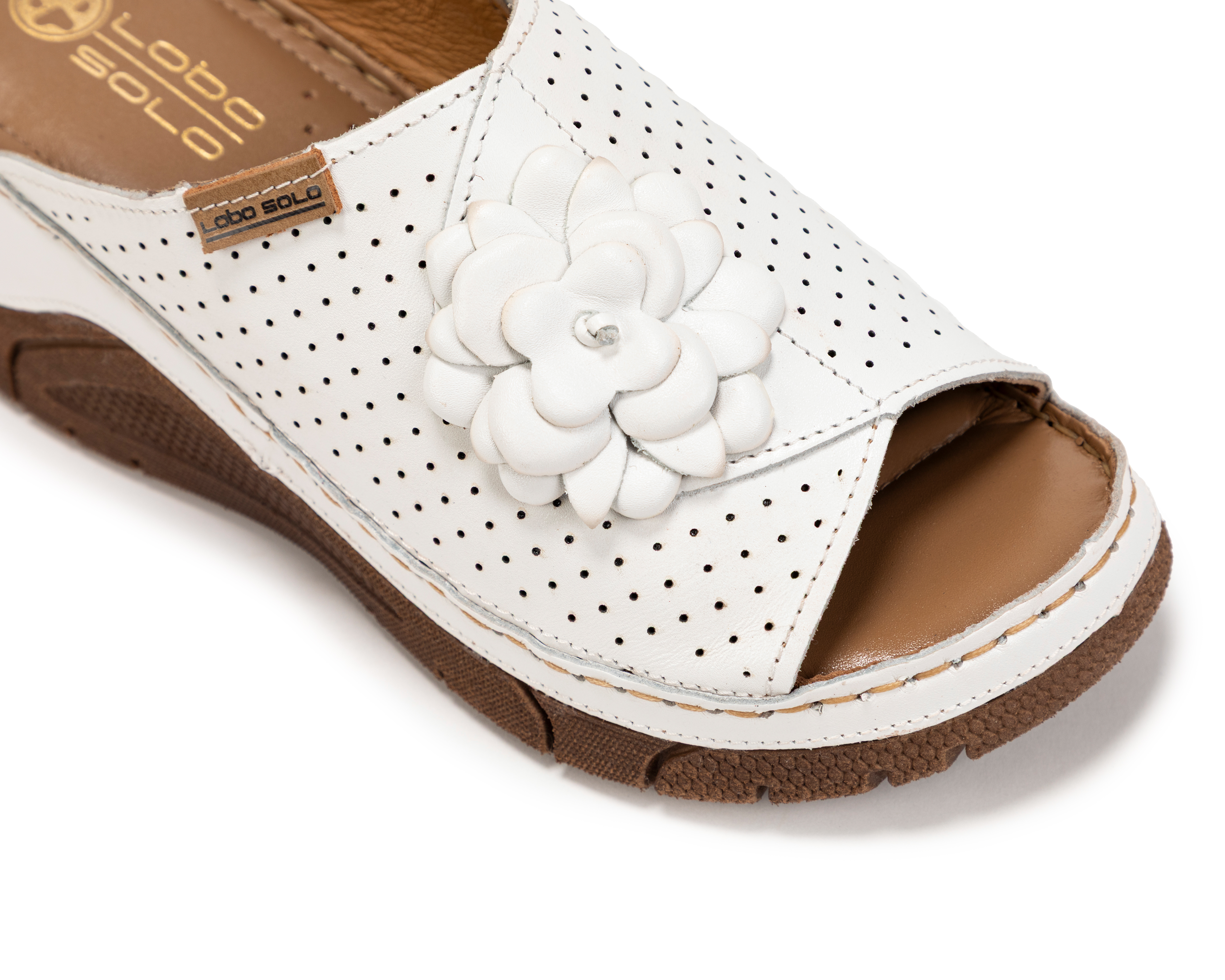 Foto 6 | Foto 6 | Sandalias Confort Lobo Solo de Piel para Mujer