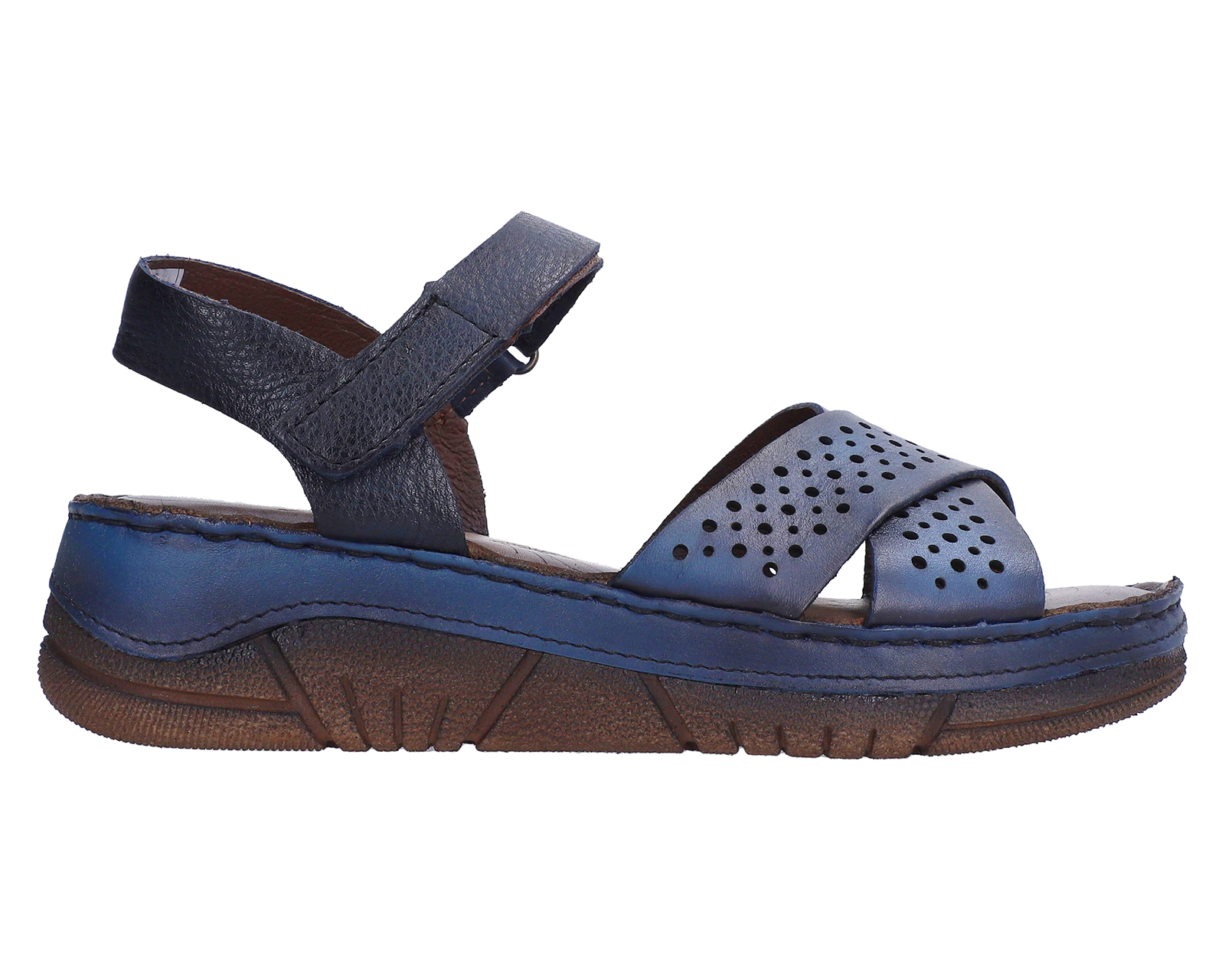 Foto 2 | Foto 2 | Sandalias Confort Lobo Solo de Piel para Mujer