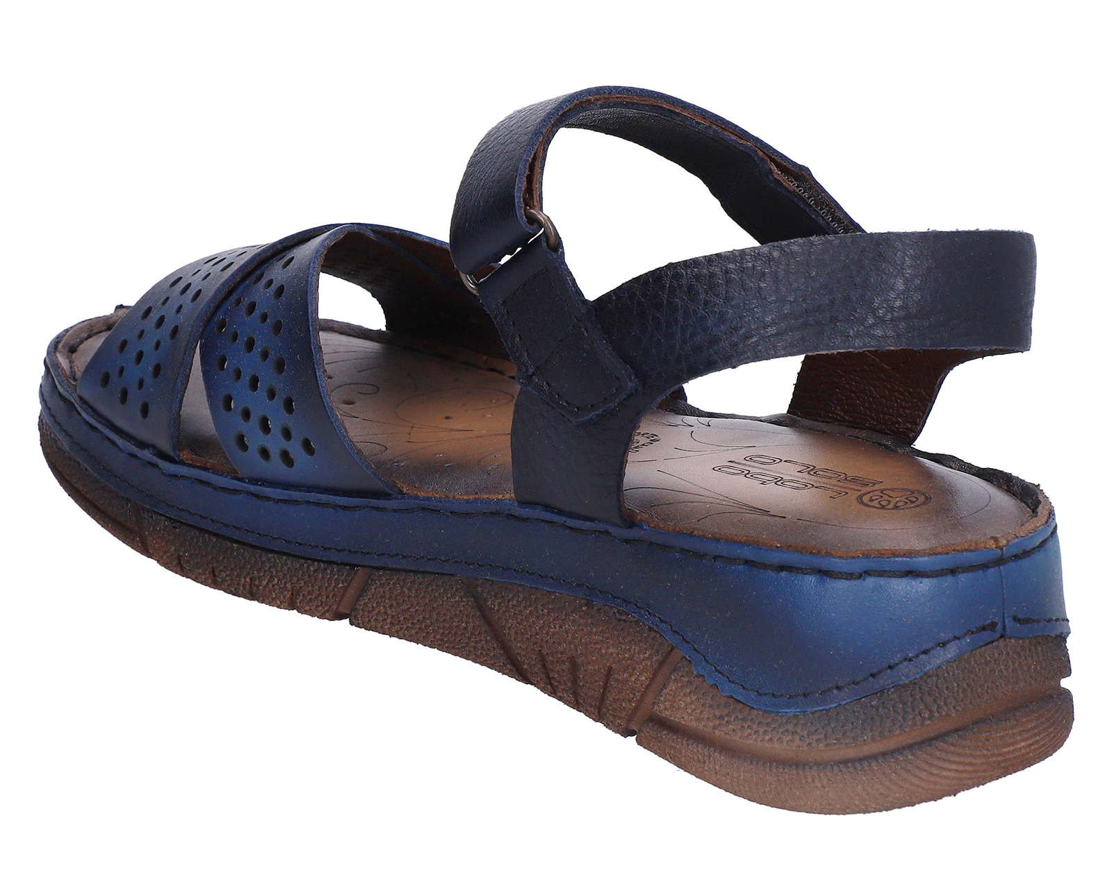 Foto 3 | Foto 3 | Sandalias Confort Lobo Solo de Piel para Mujer