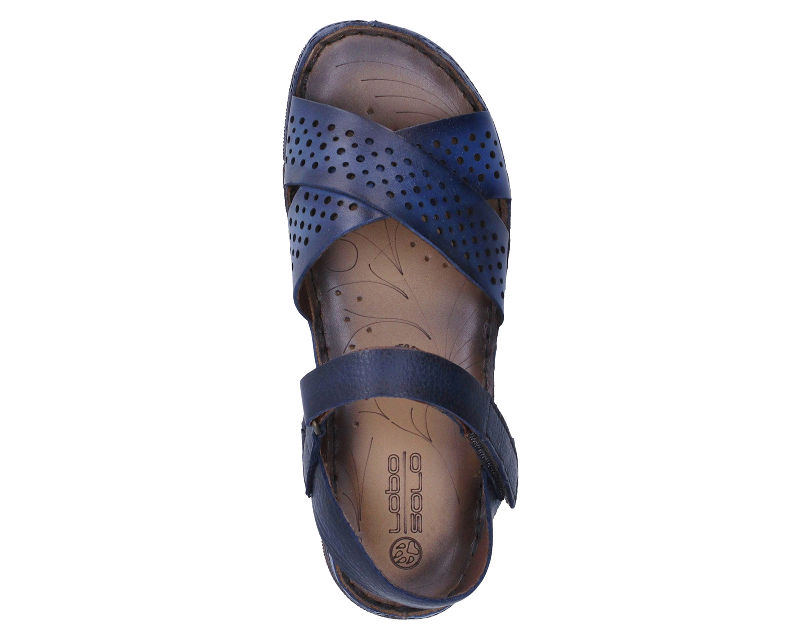 Foto 5 | Foto 5 | Sandalias Confort Lobo Solo de Piel para Mujer