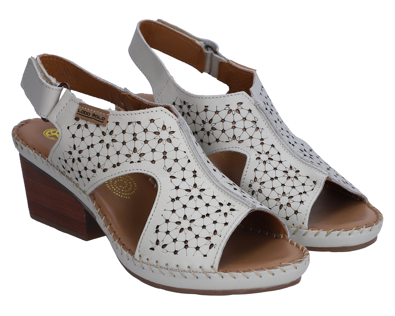 Foto 1 | Foto 1 | Sandalias Confort Lobo Solo de Piel para Mujer