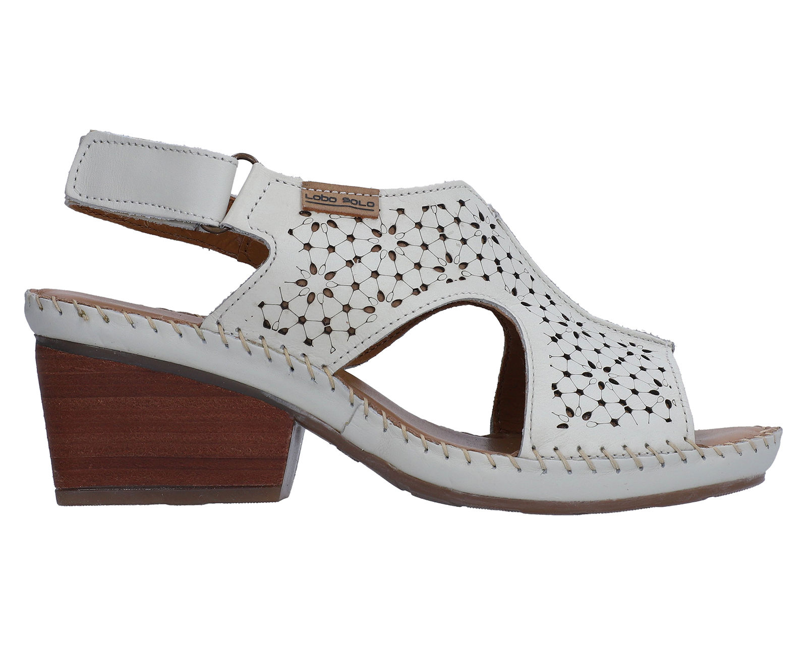 Foto 2 | Foto 2 | Sandalias Confort Lobo Solo de Piel para Mujer